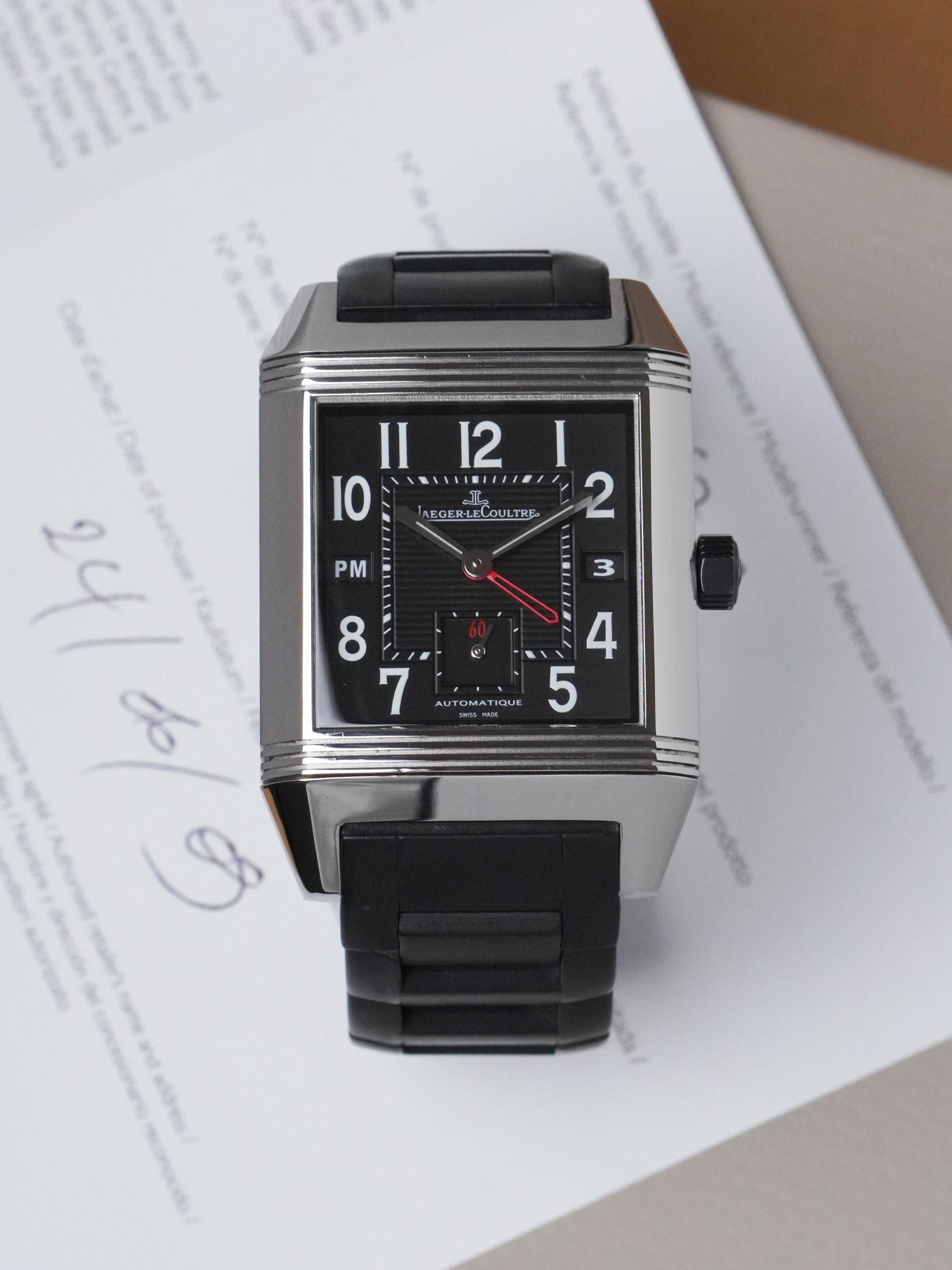 Jaeger-LeCoultre Reverso Squadra Hometime 230.8.77 - Full Set (2009)