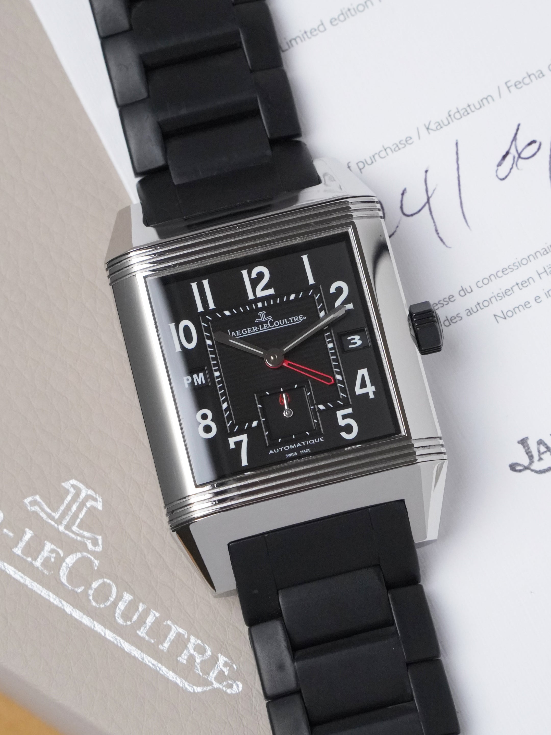Jaeger-LeCoultre Reverso Squadra Hometime 230.8.77 - Full Set (2009)