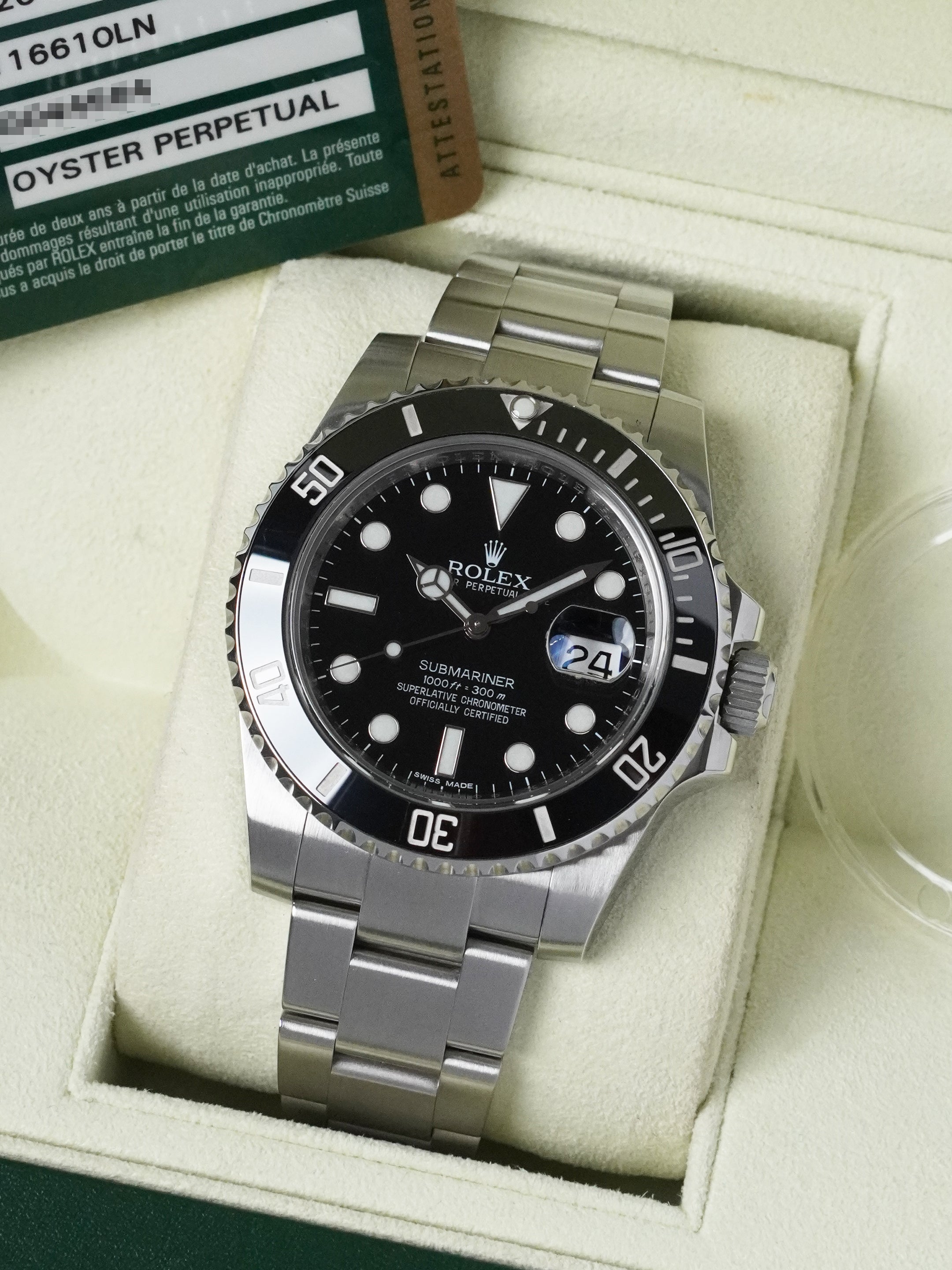 Rolex Submariner Date 116610LN - Stainless Steel, Black Dial, Automatic, Full Set (2010)