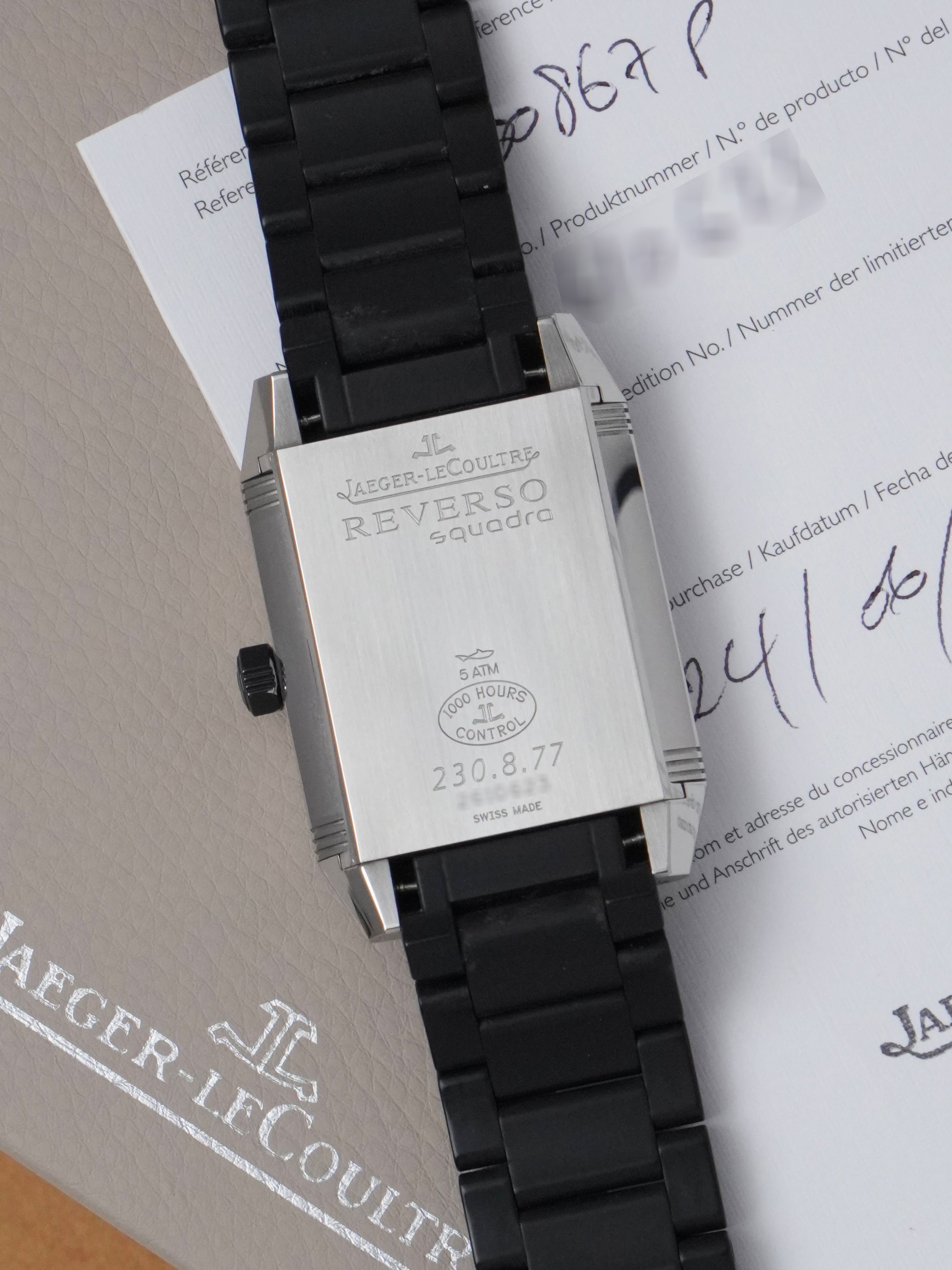 Jaeger-LeCoultre Reverso Squadra Hometime 230.8.77 - Full Set (2009)