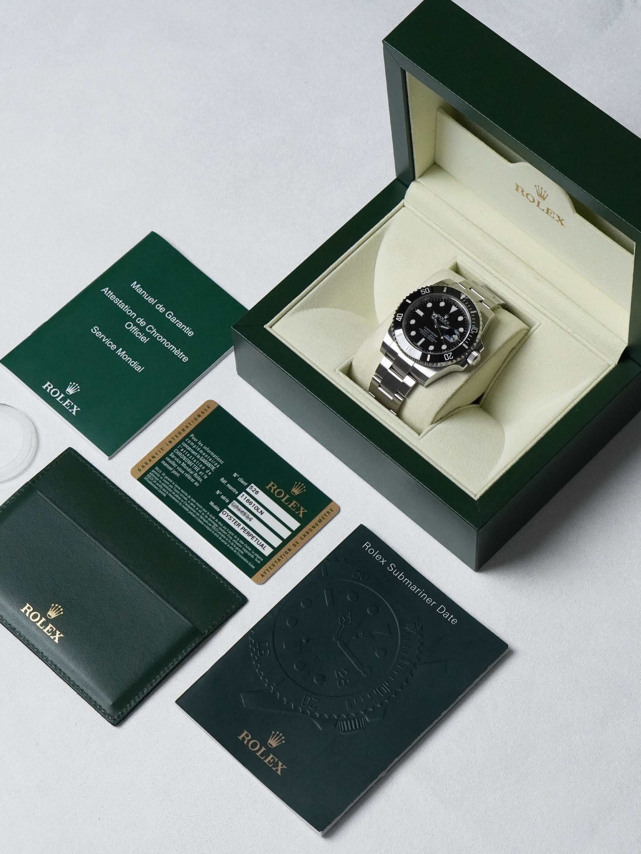 Rolex Submariner Date 116610LN - Stainless Steel, Black Dial, Automatic, Full Set (2010)