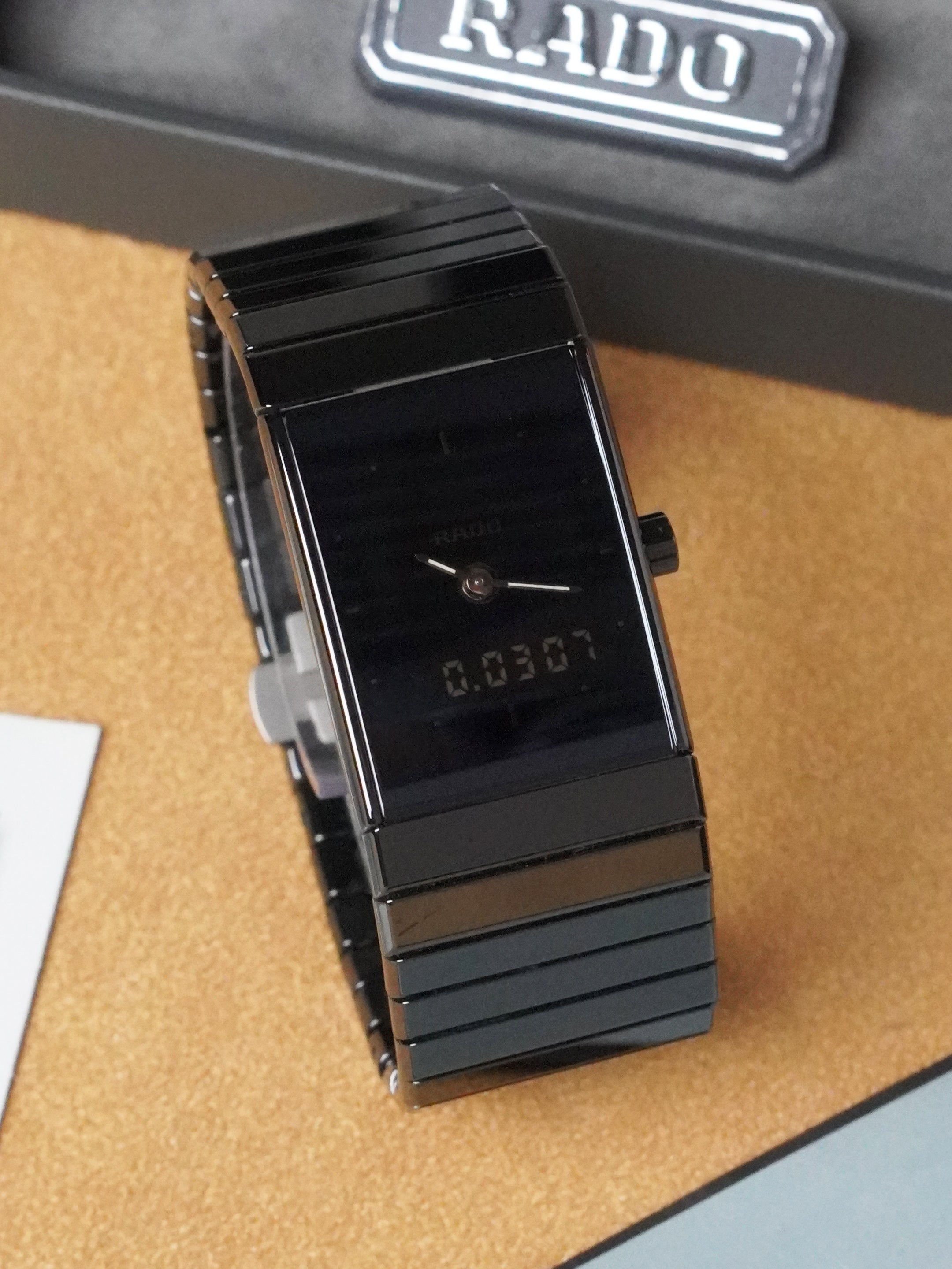 Rado Diastar 196.0364.3 - High-Tech Ceramics, Black Dial, Quartz, Full Set (2004)