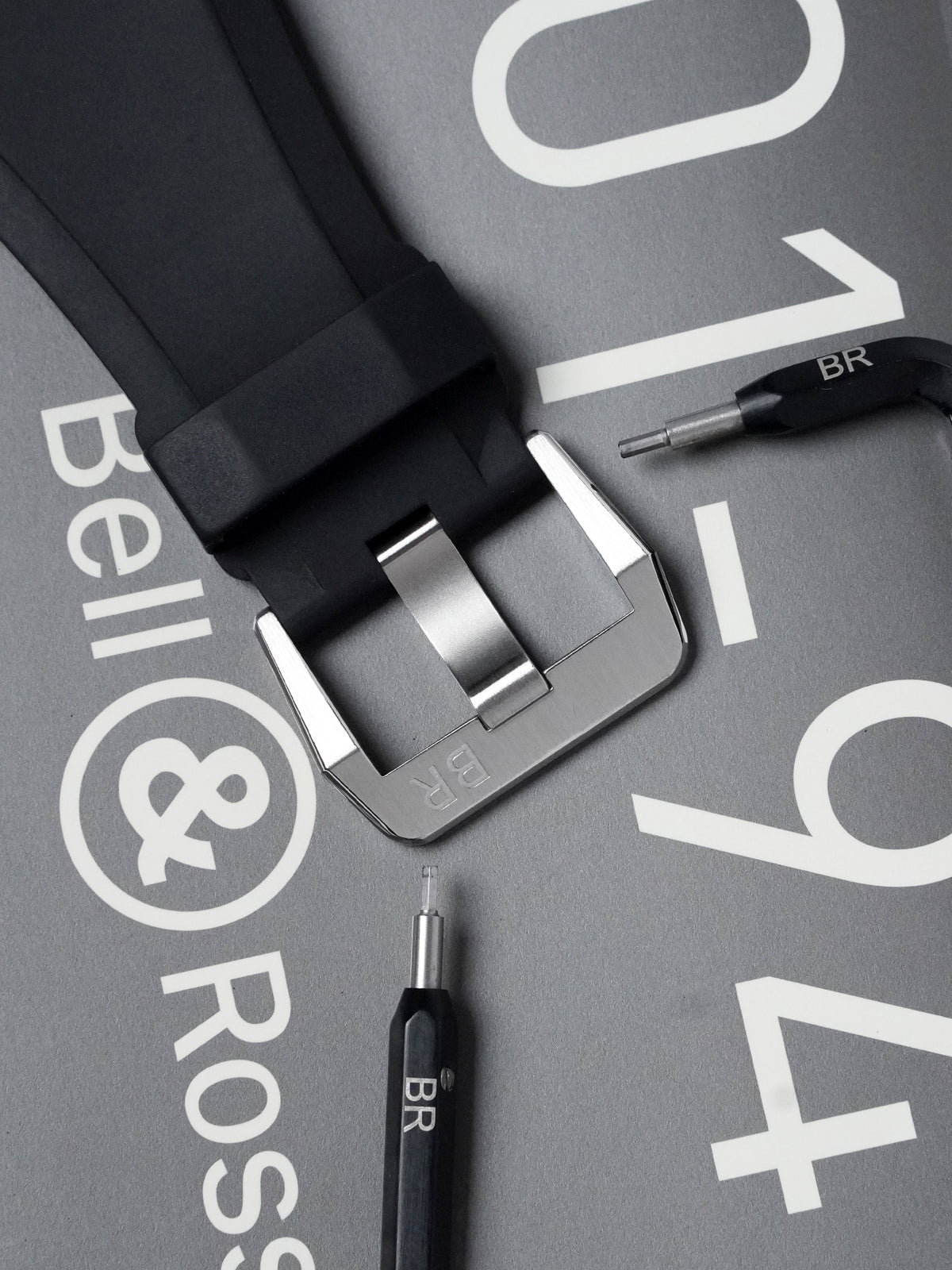 Bell & Ross BR 01-94 Chronograph - Stainless Steel, Silver Dial, Automatic, Full Set (2005)