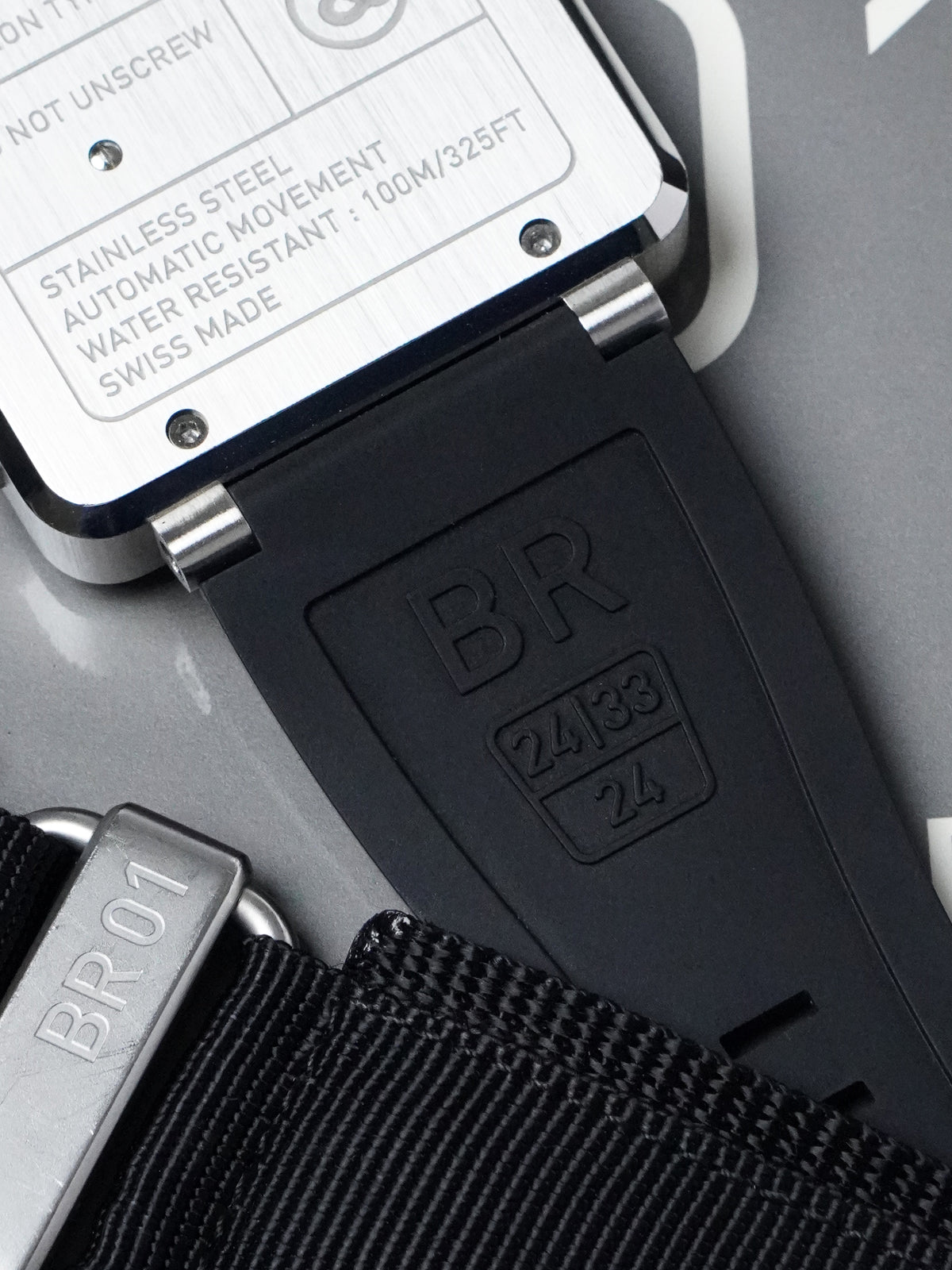 Bell & Ross BR 01-94 Chronograph - Stainless Steel, Silver Dial, Automatic, Full Set (2005)