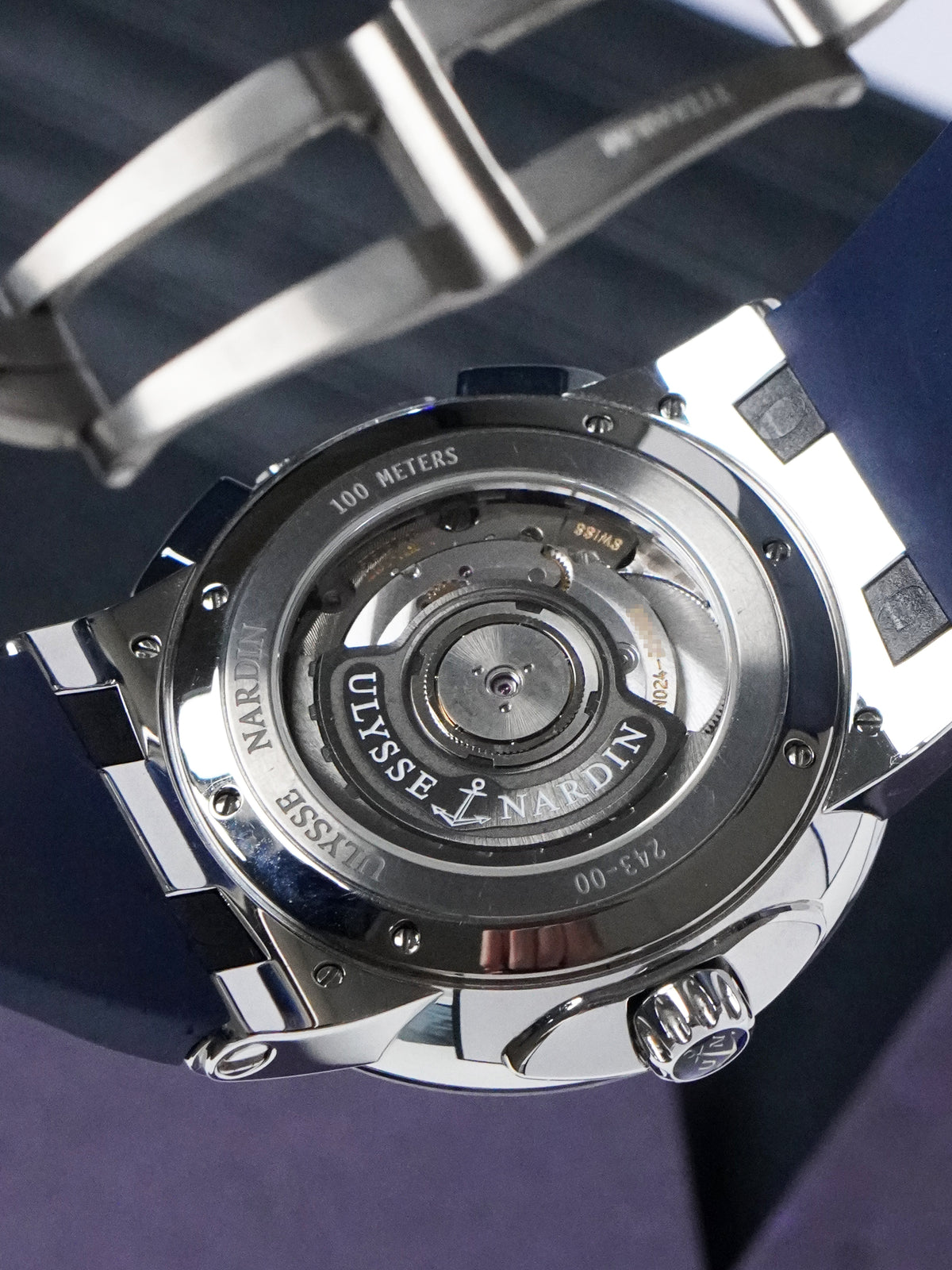 Ulysse Nardin Executive Dual Time 243-00-3/43 - Stainless Steel, Blue Dial, Automatic, Full Set (2015)