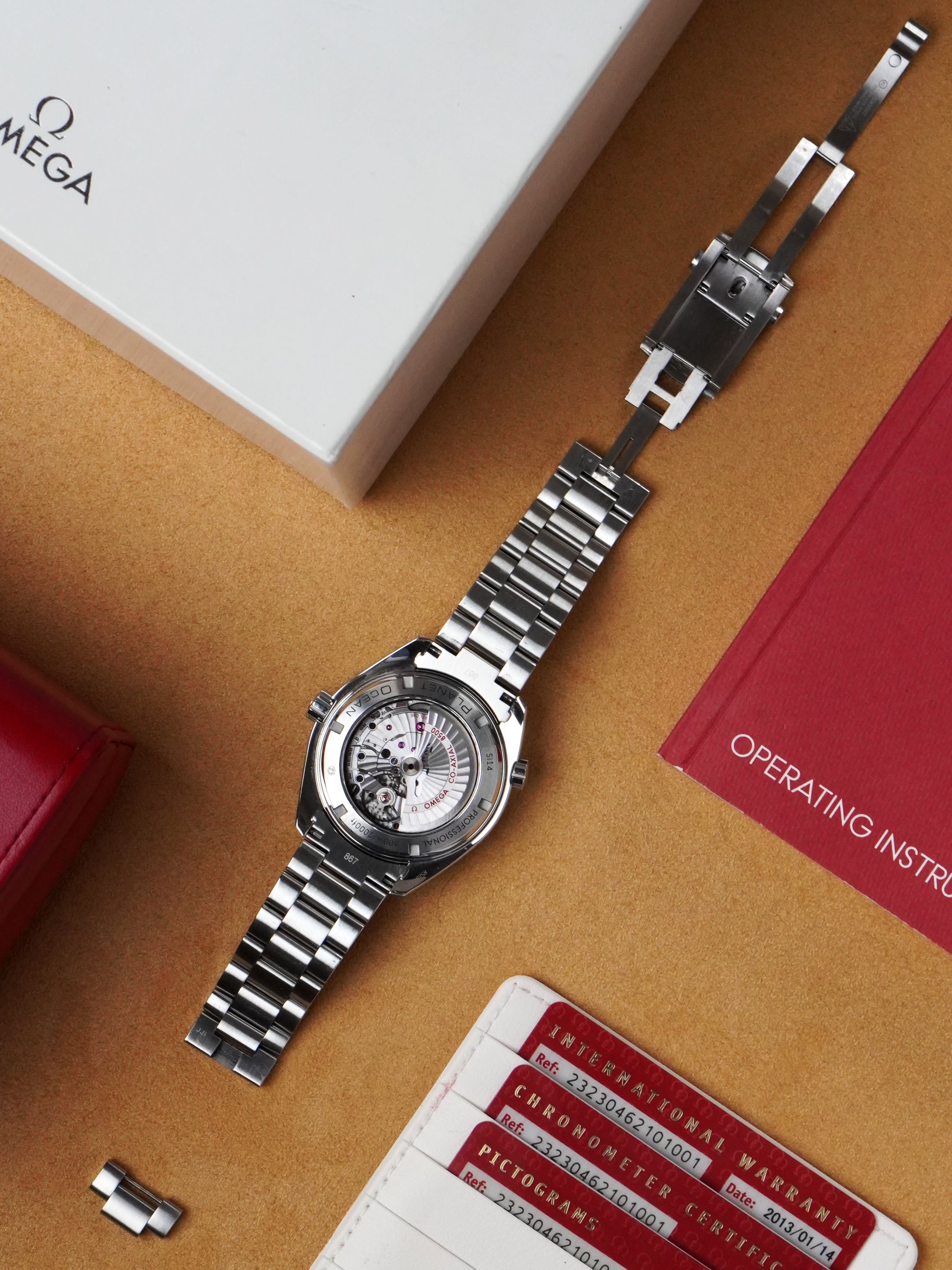 Omega Seamaster Planet Ocean 600m James Bond "SkyFall" 232.30.42.21.01.001 - Full Set (2012)