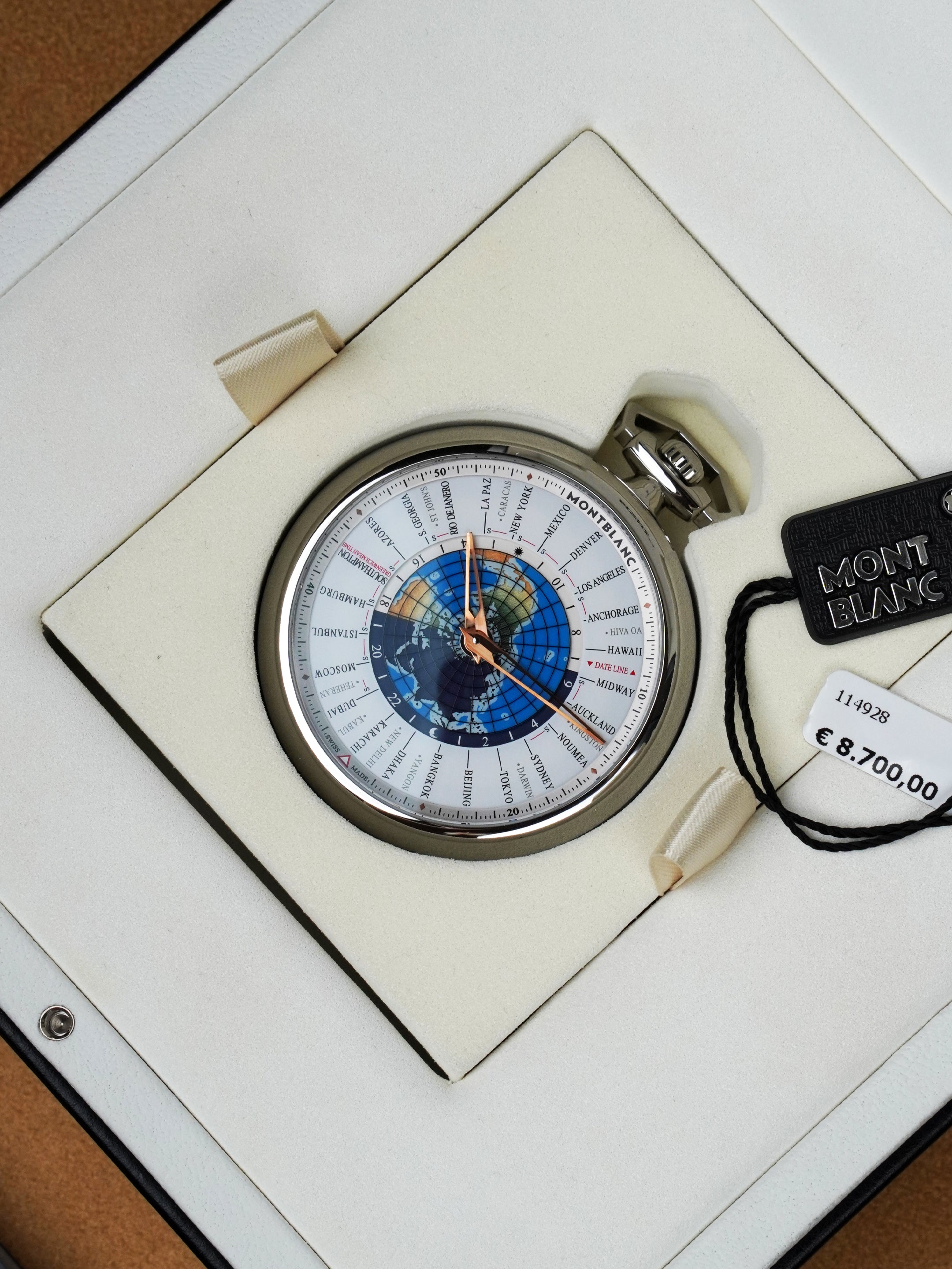 Montblanc 4810 Orbis Terrarum Limited Edition to 110 - Stainless Steel, Full Set (2018)