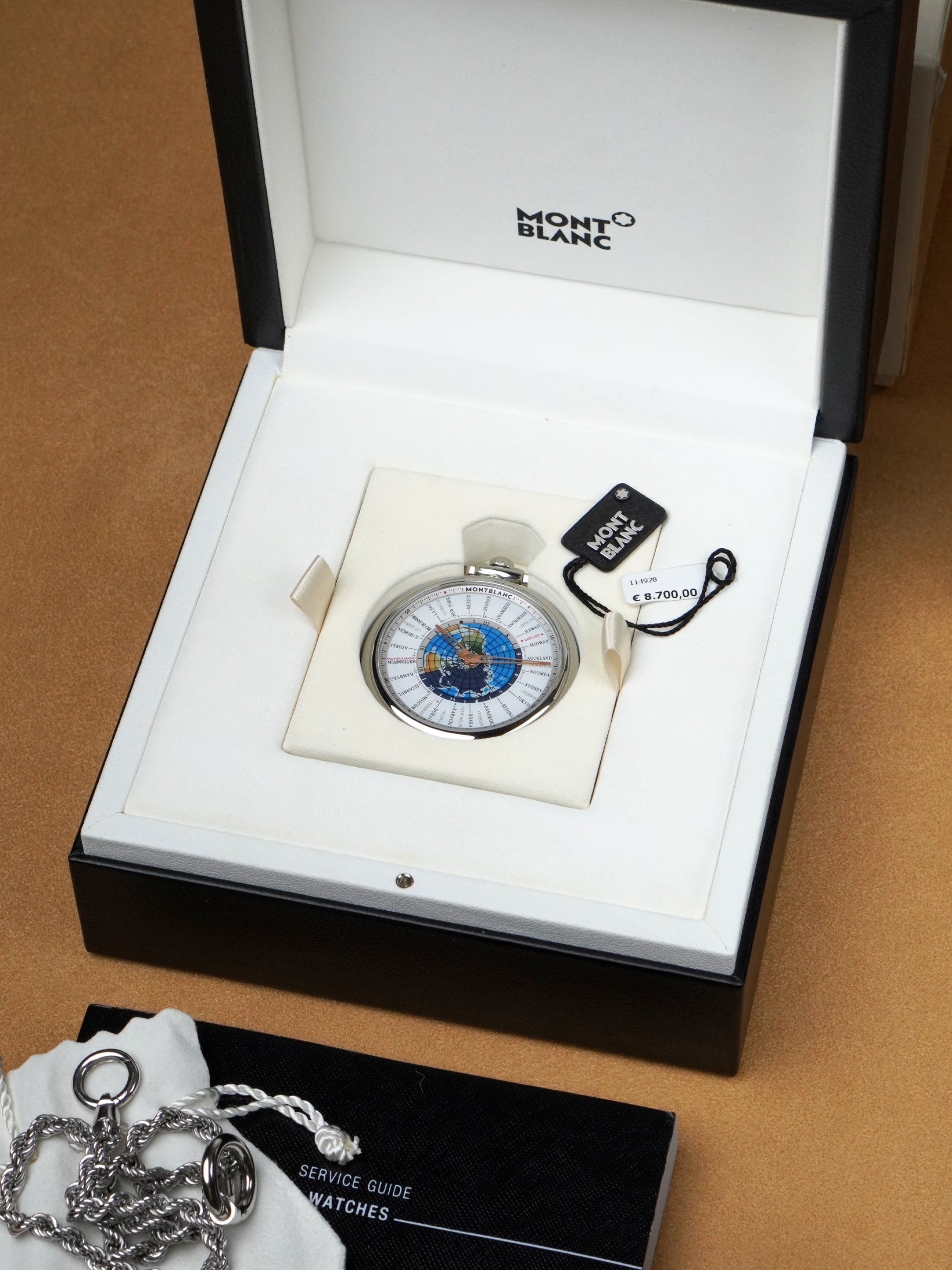 Montblanc 4810 Orbis Terrarum Limited Edition to 110 - Stainless Steel, Full Set (2018)