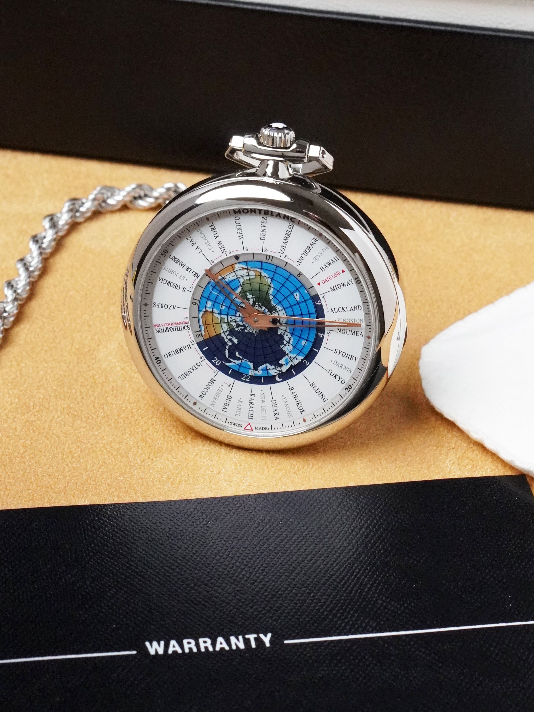 Montblanc 4810 Orbis Terrarum Limited Edition to 110 - Stainless Steel, Full Set (2018)