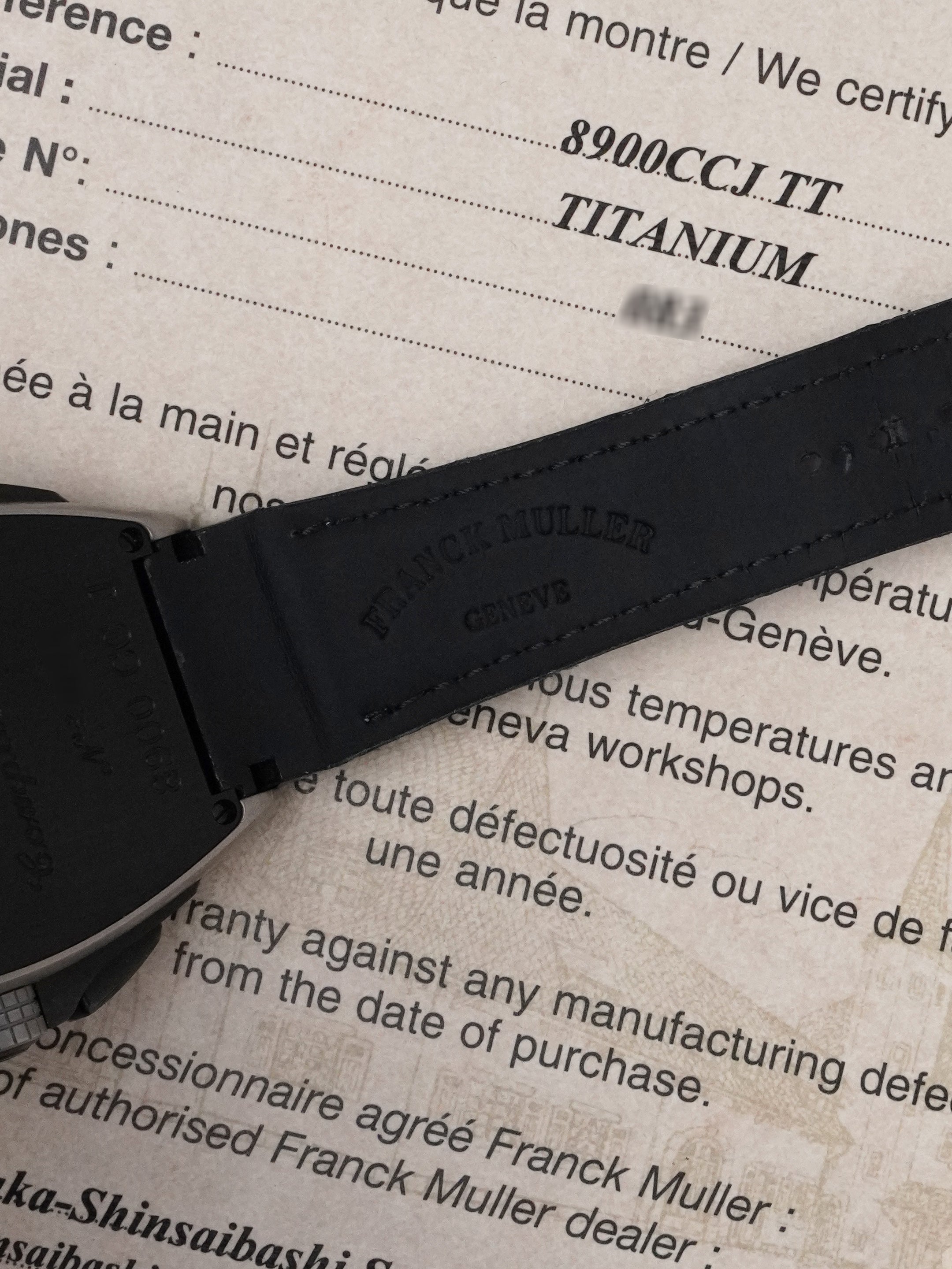 Franck Muller Conquistador Grand Prix Chronograph 8900CCJ TT - Full Set (2011)