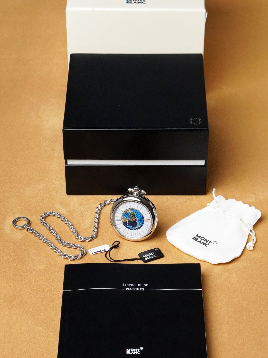 Montblanc 4810 Orbis Terrarum Limited Edition to 110 - Stainless Steel, Full Set (2018)