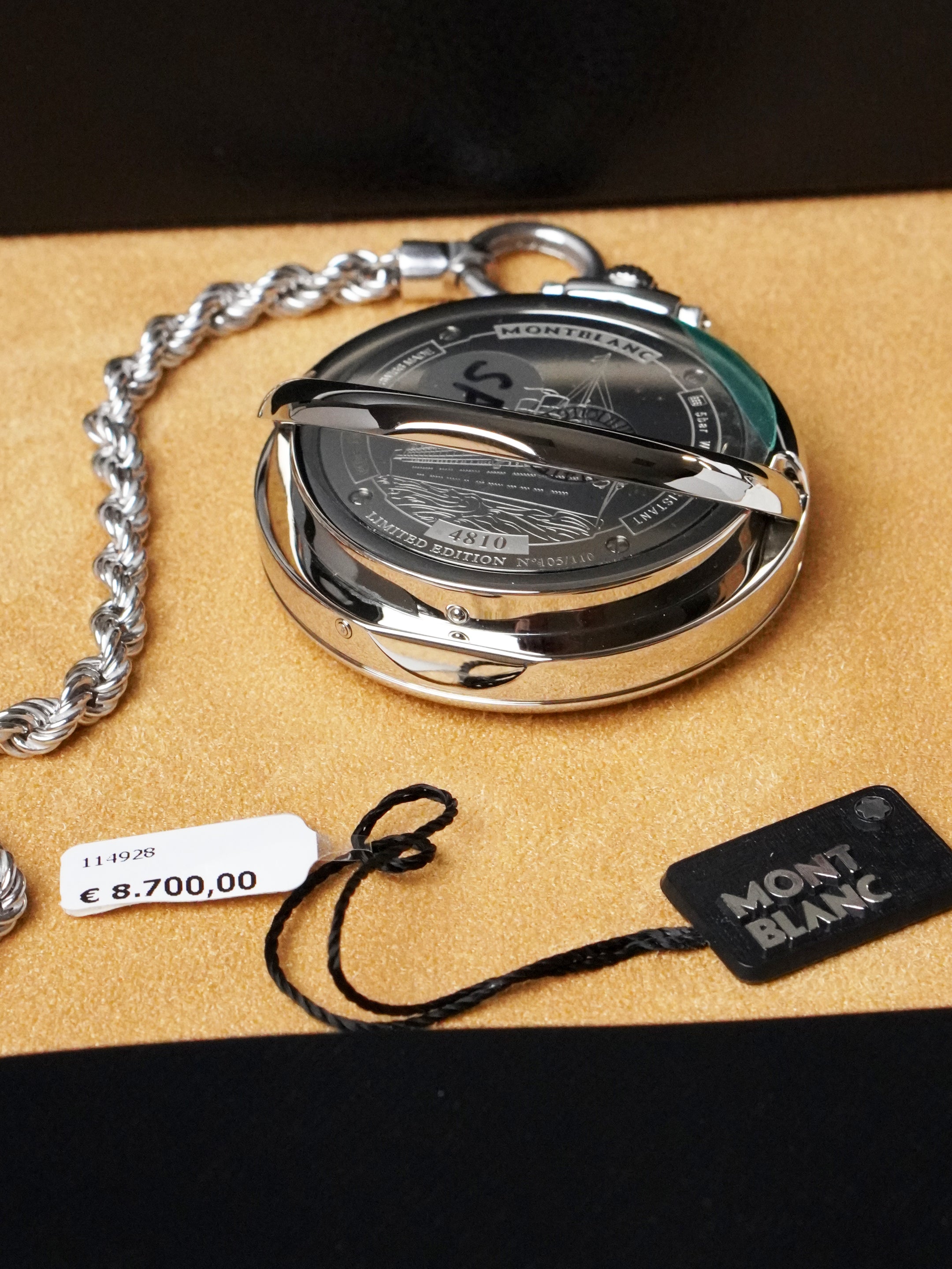 Montblanc 4810 Orbis Terrarum Limited Edition to 110 - Stainless Steel, Full Set (2018)