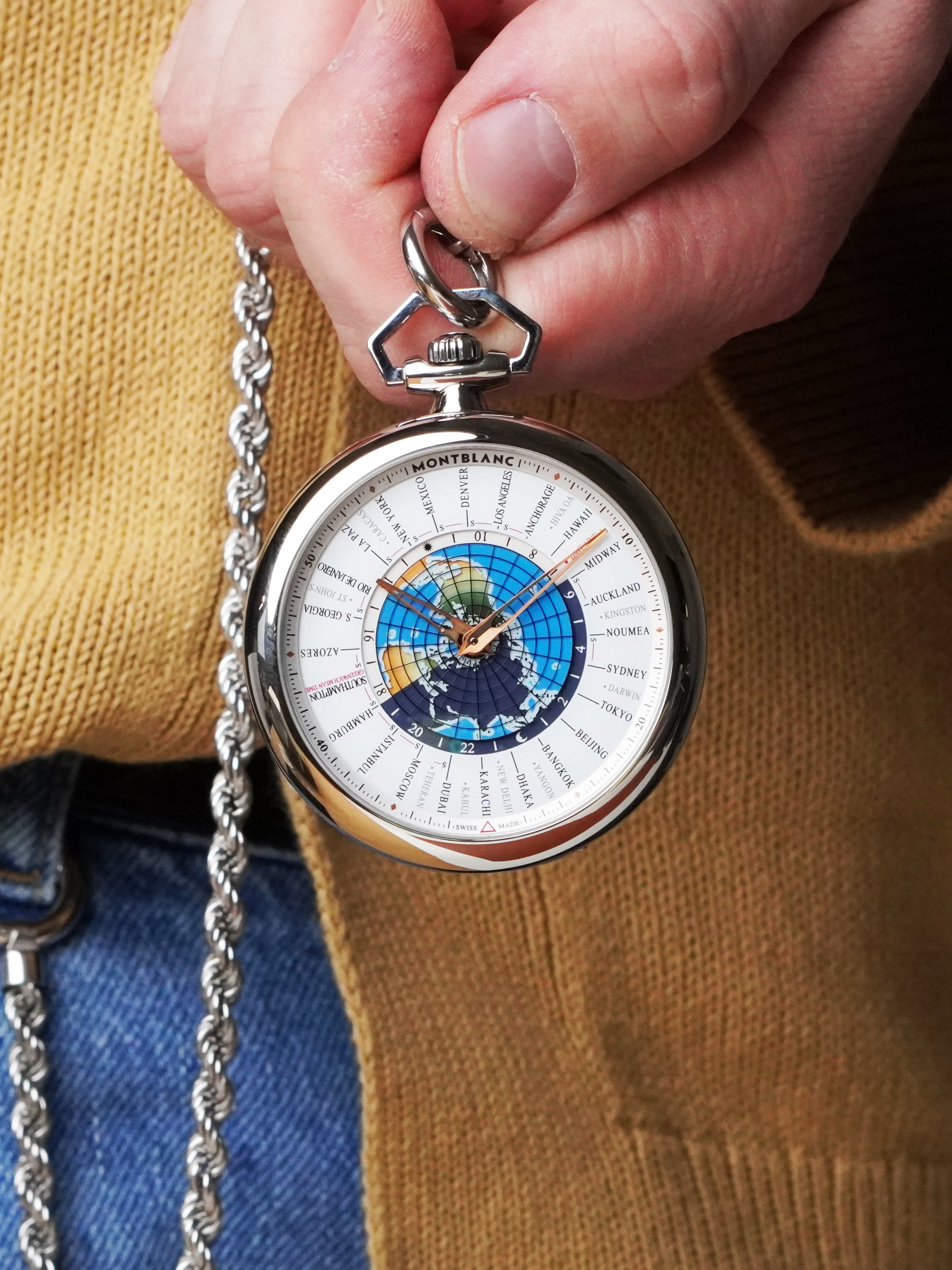 Montblanc 4810 Orbis Terrarum Limited Edition to 110 - Stainless Steel, Full Set (2018)