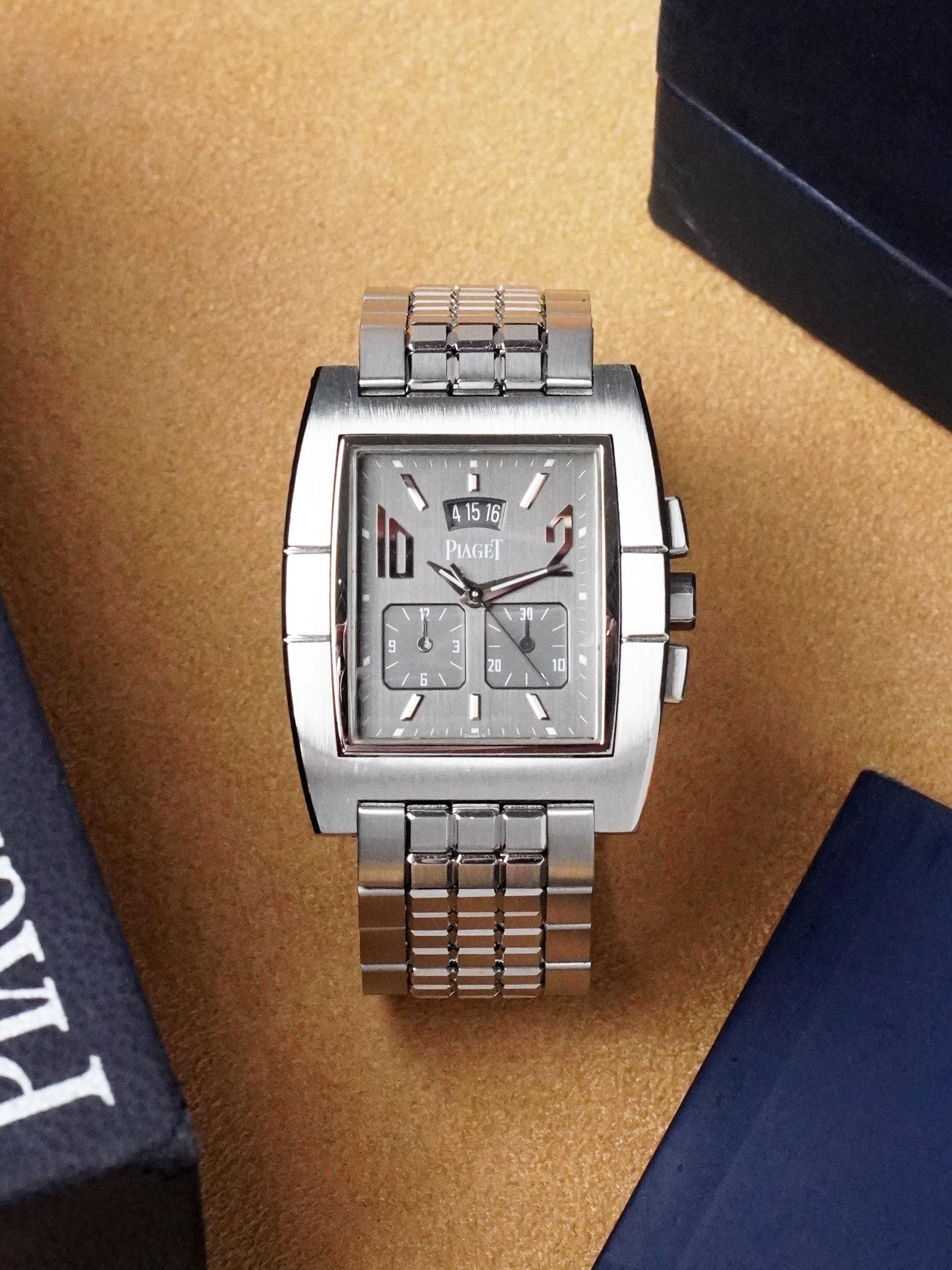 Piaget Upstream Chronograph 27150 - Perpetual Calendar, Quartz, Full Set (2001)