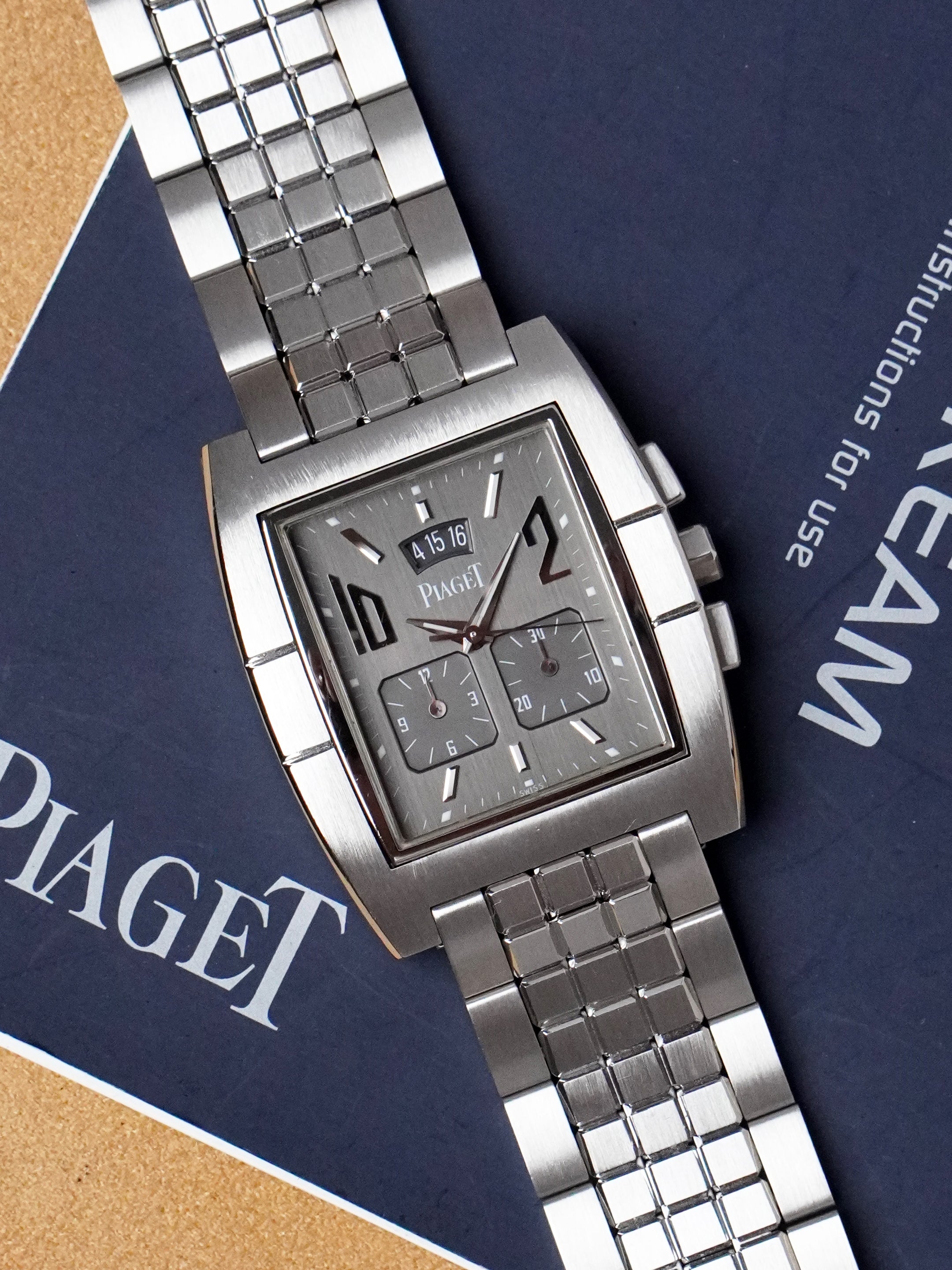 Piaget Upstream Chronograph 27150 - Perpetual Calendar, Quartz, Full Set (2001)