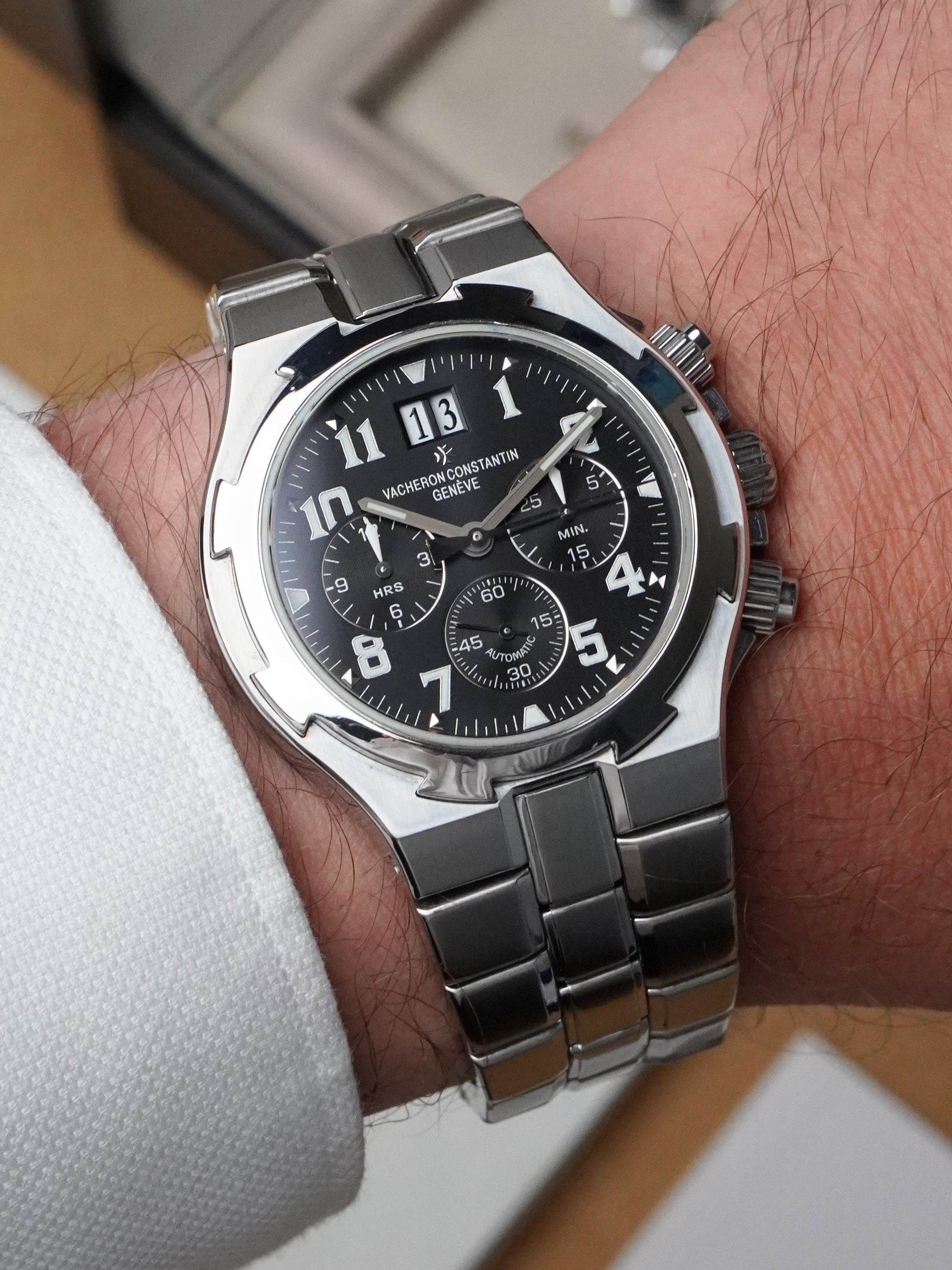 Vacheron Constantin Overseas Chronograph 49140/423A - Stainless Steel, Automatic, Full Set (2001)