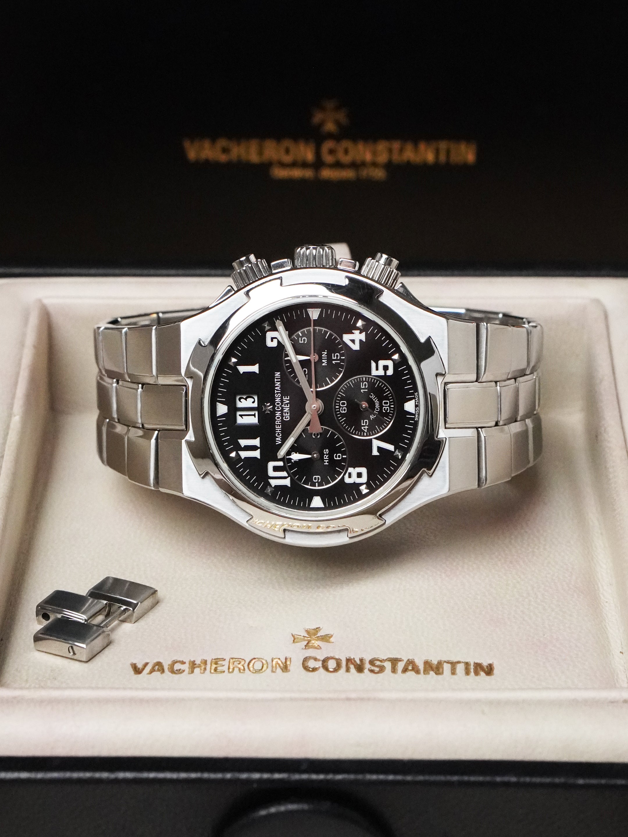 Vacheron Constantin Overseas Chronograph 49140/423A - Stainless Steel, Automatic, Full Set (2001)