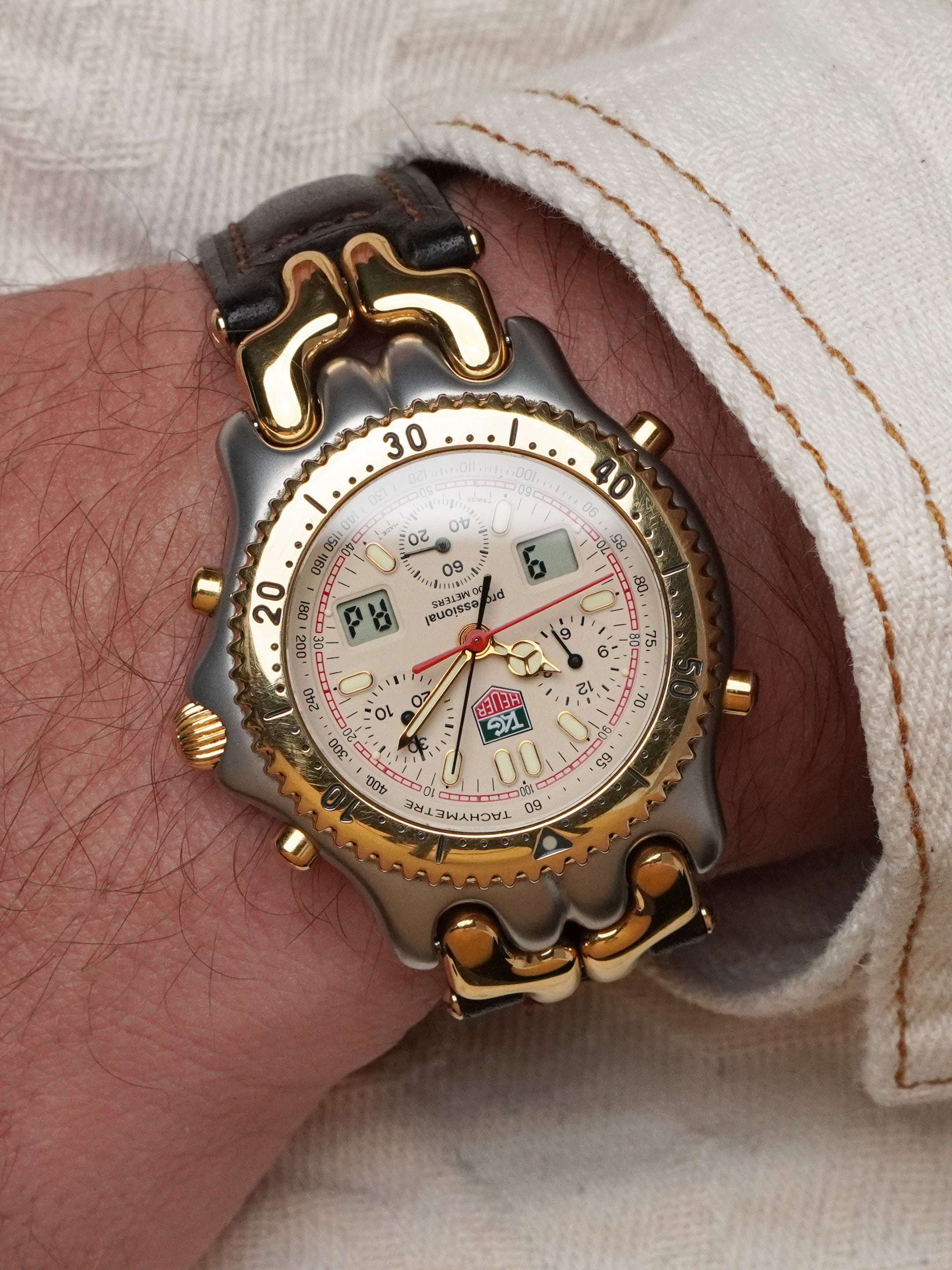 TAG Heuer S/EL Quartz Chronograph S25.706C - Ayrton Senna, Full Set (1992)