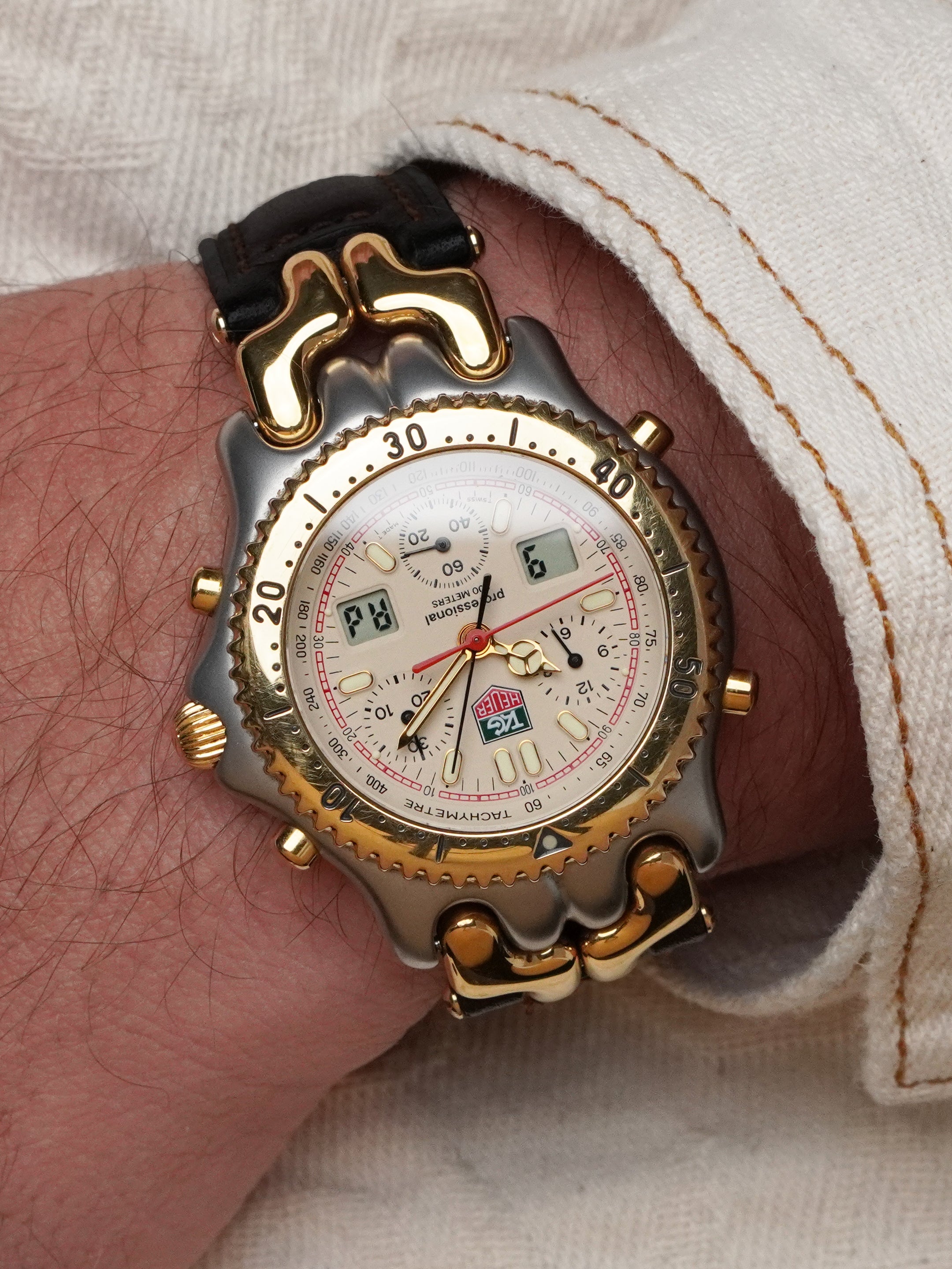 TAG Heuer S/EL Quartz Chronograph CG1123-0 - Ayrton Senna, Full Set (1995)