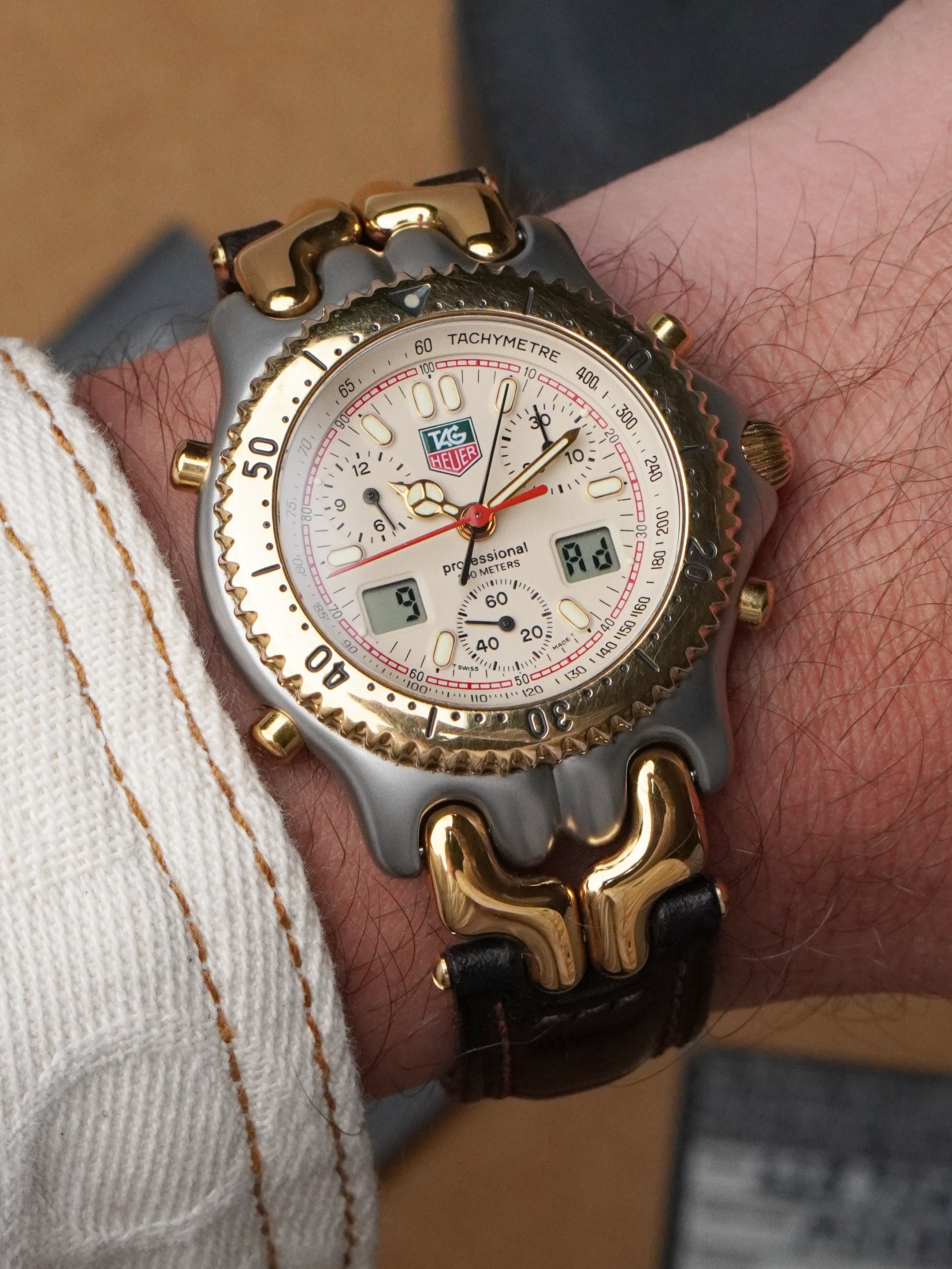 TAG Heuer S/EL Quartz Chronograph S25.706C - Ayrton Senna, Full Set (1992)