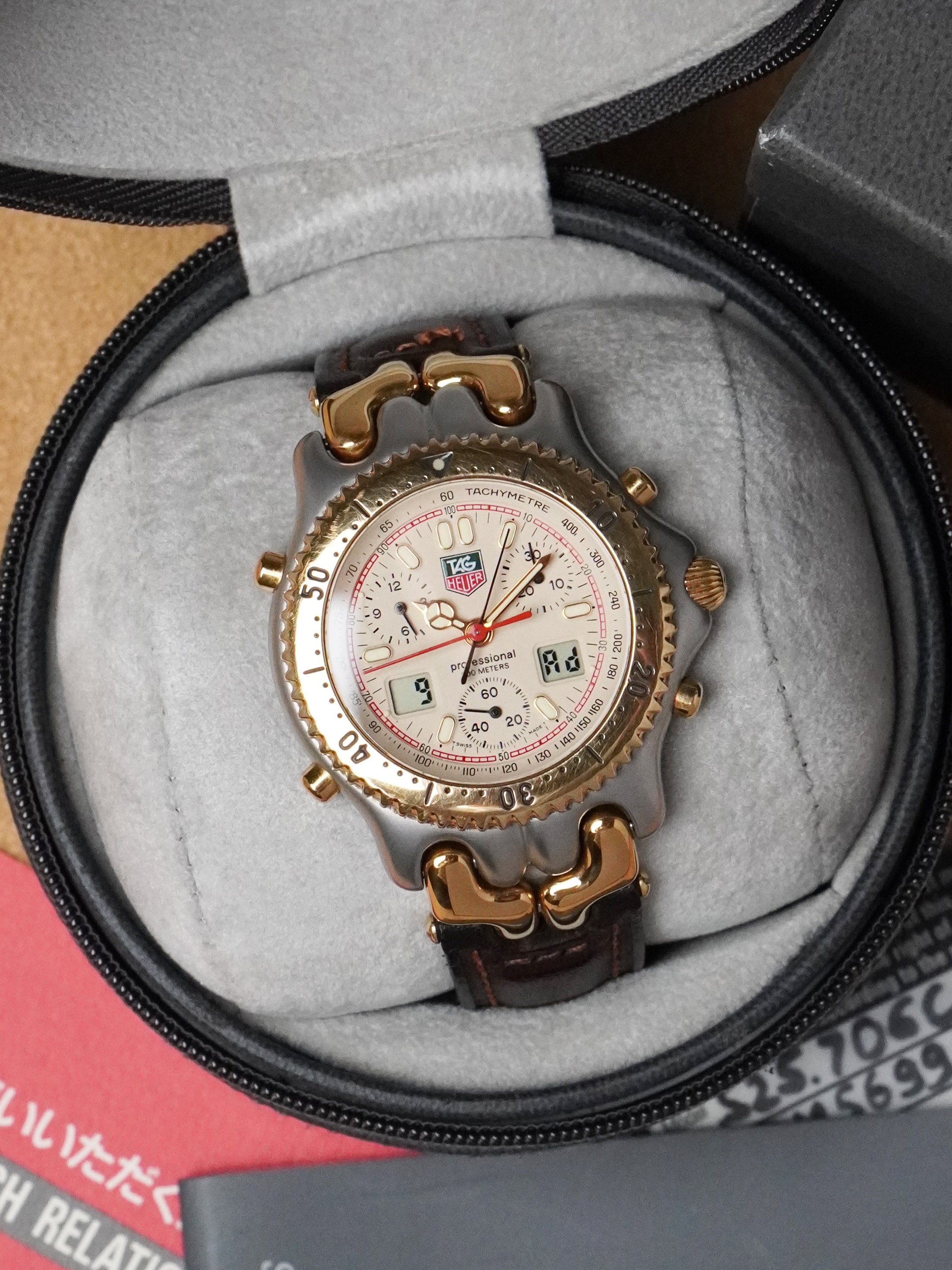 TAG Heuer S/EL Quartz Chronograph S25.706C - Ayrton Senna, Full Set (1992)