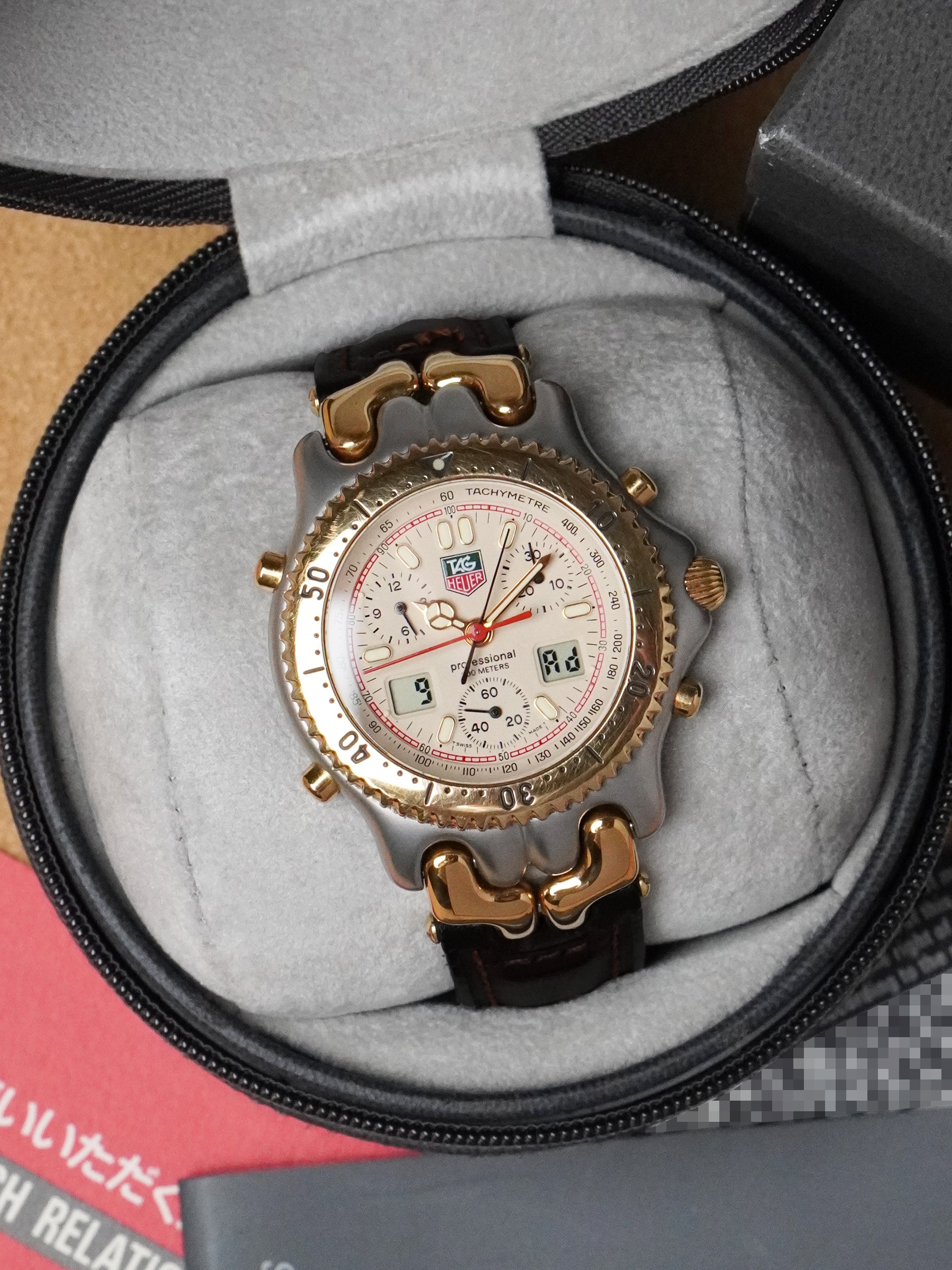 TAG Heuer S/EL Quartz Chronograph CG1123-0 - Ayrton Senna, Full Set (1995)