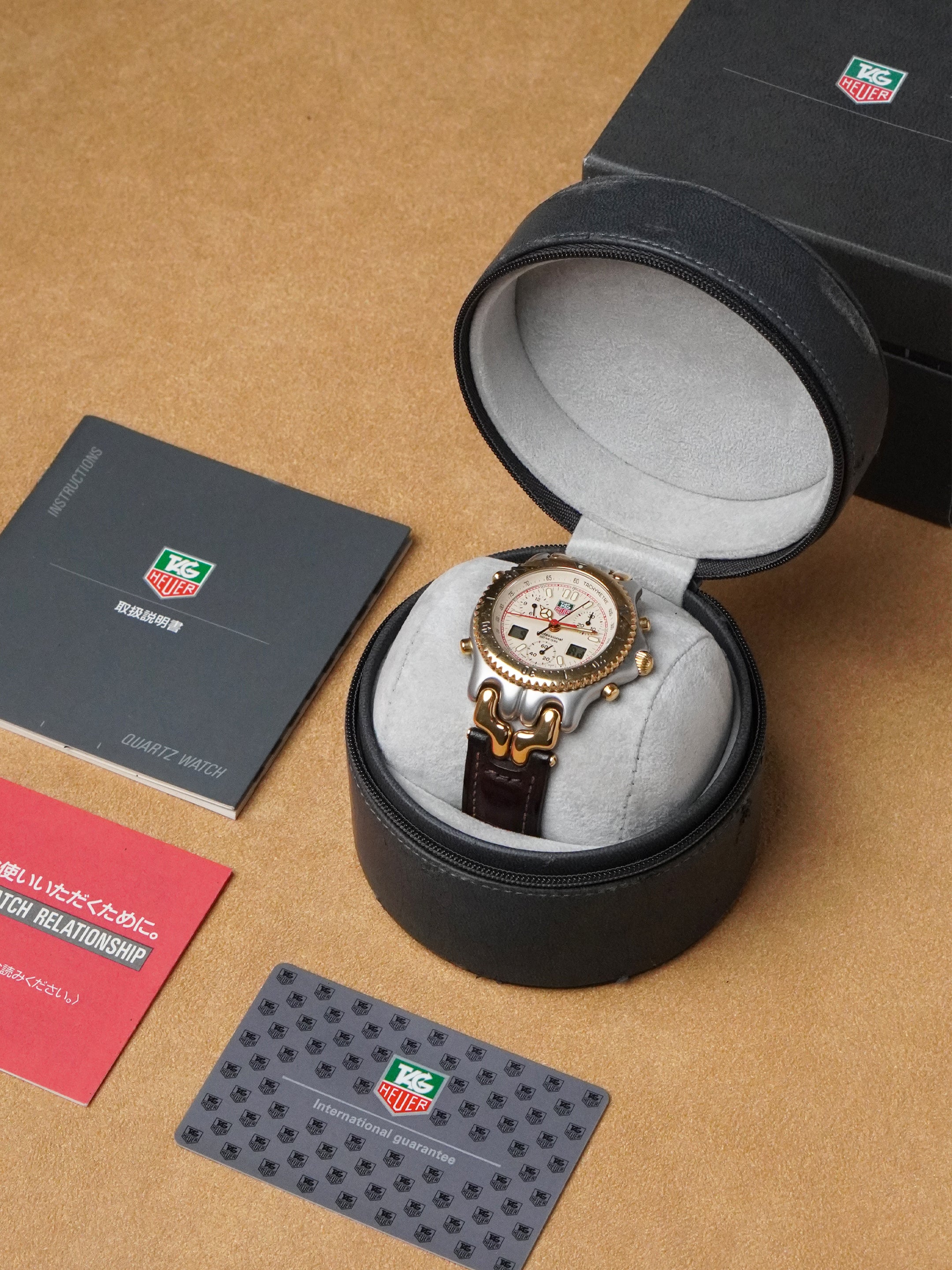 TAG Heuer S/EL Quartz Chronograph S25.706C - Ayrton Senna, Full Set (1992)