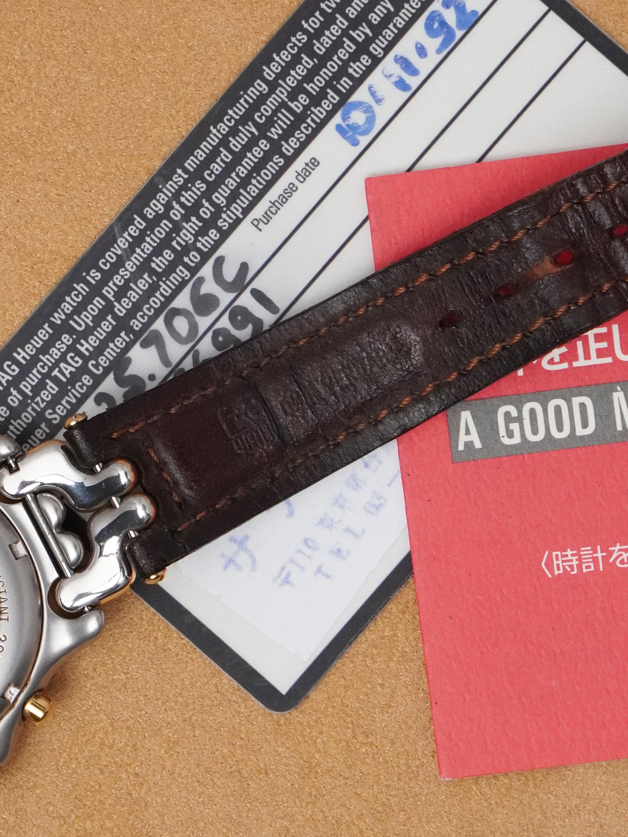 TAG Heuer S/EL Quartz Chronograph S25.706C - Ayrton Senna, Full Set (1992)