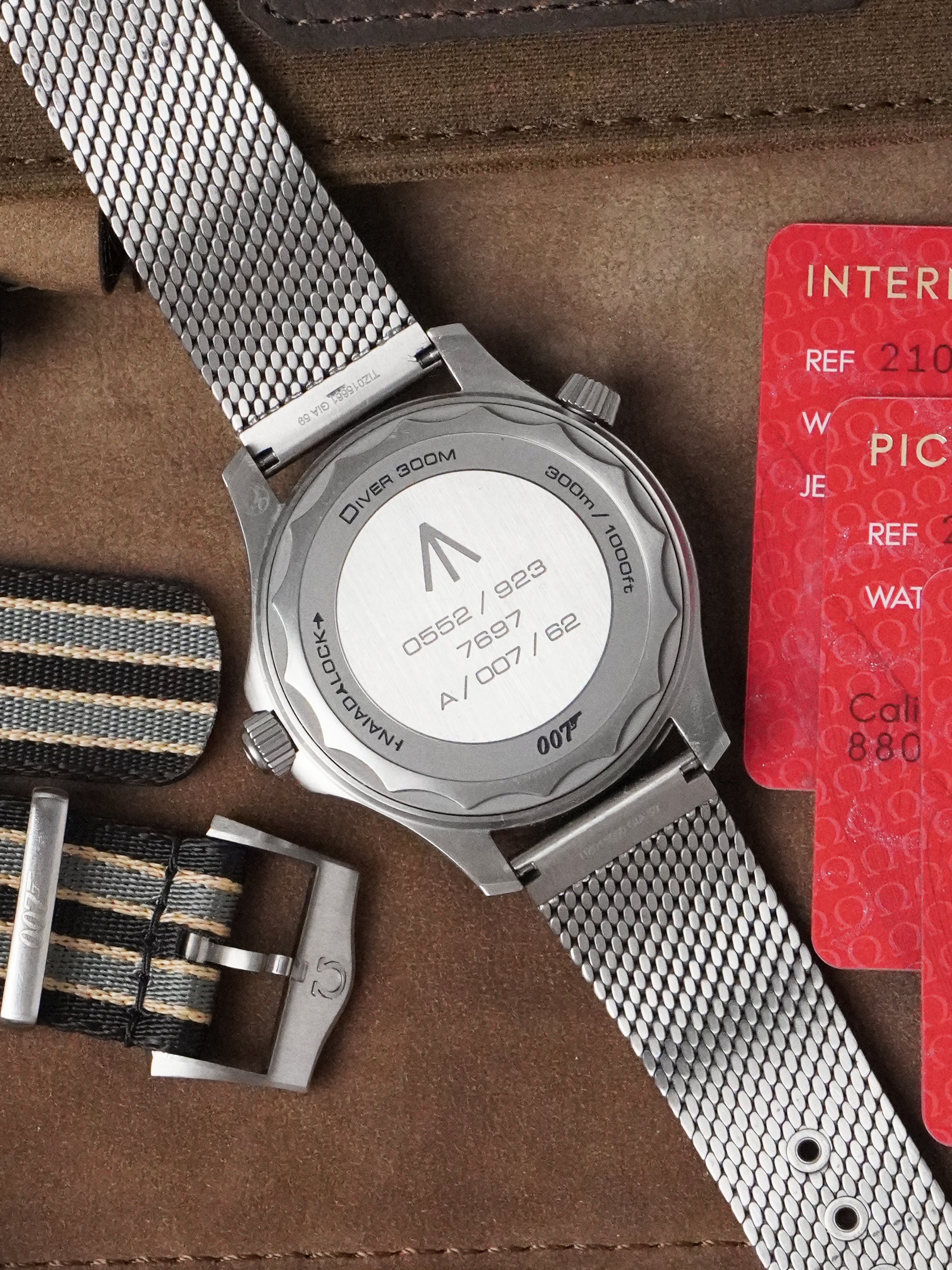 Omega Seamaster Diver 300 M "NTTD" 210.90.42.20.01.001 - Titanium, Brown Dial, Automatic, Full Set (2021)