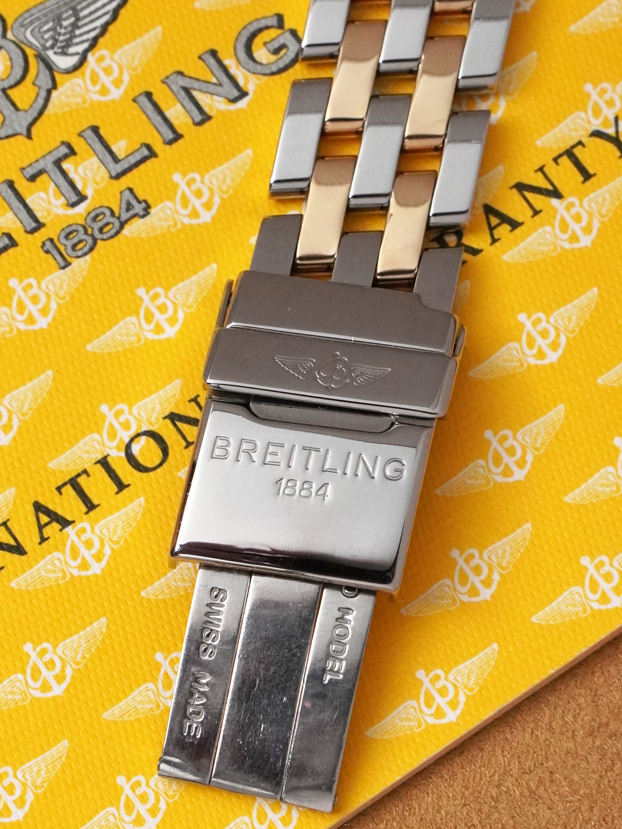 Breitling Crosswind Chronograph B13355 - Two-Tone, Blue Dial, Automatic, Full Set (2003)