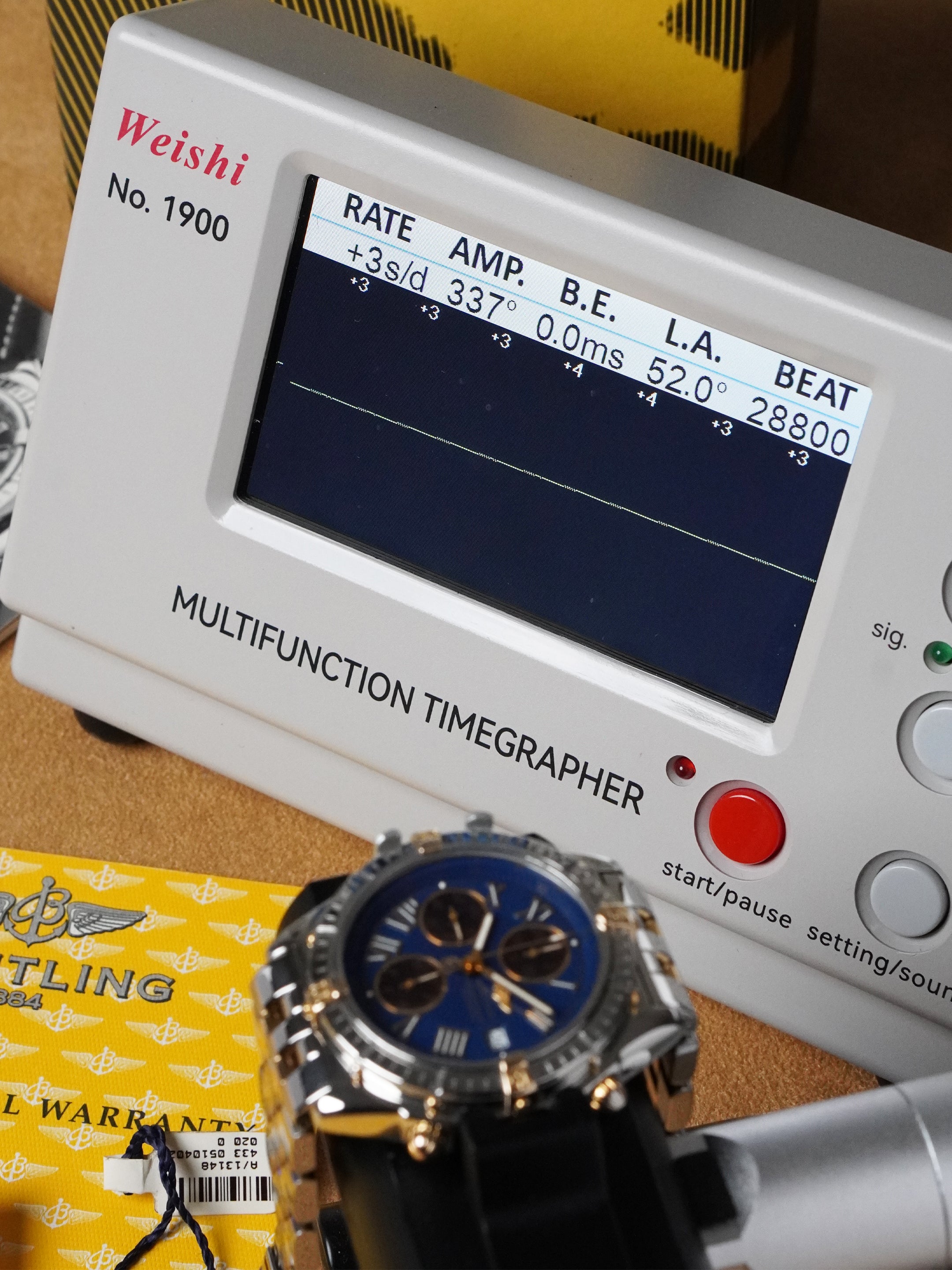 Breitling Crosswind Chronograph B13355 - Two-Tone, Blue Dial, Automatic, Full Set (2003)