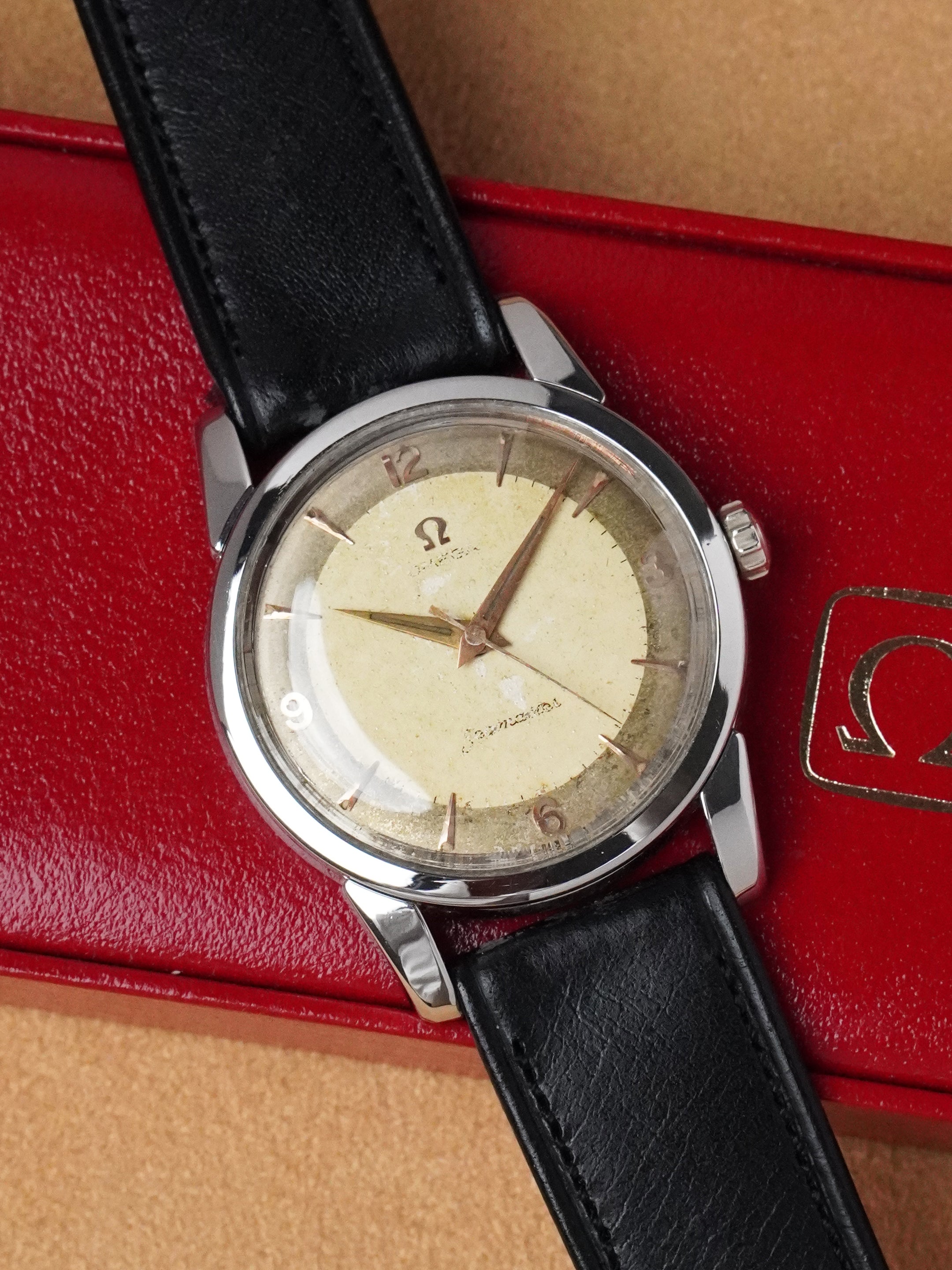 Omega Seamaster 2759-10 SC - Stainless Steel, Tropical Dial, Automatic, Box Only (1956)