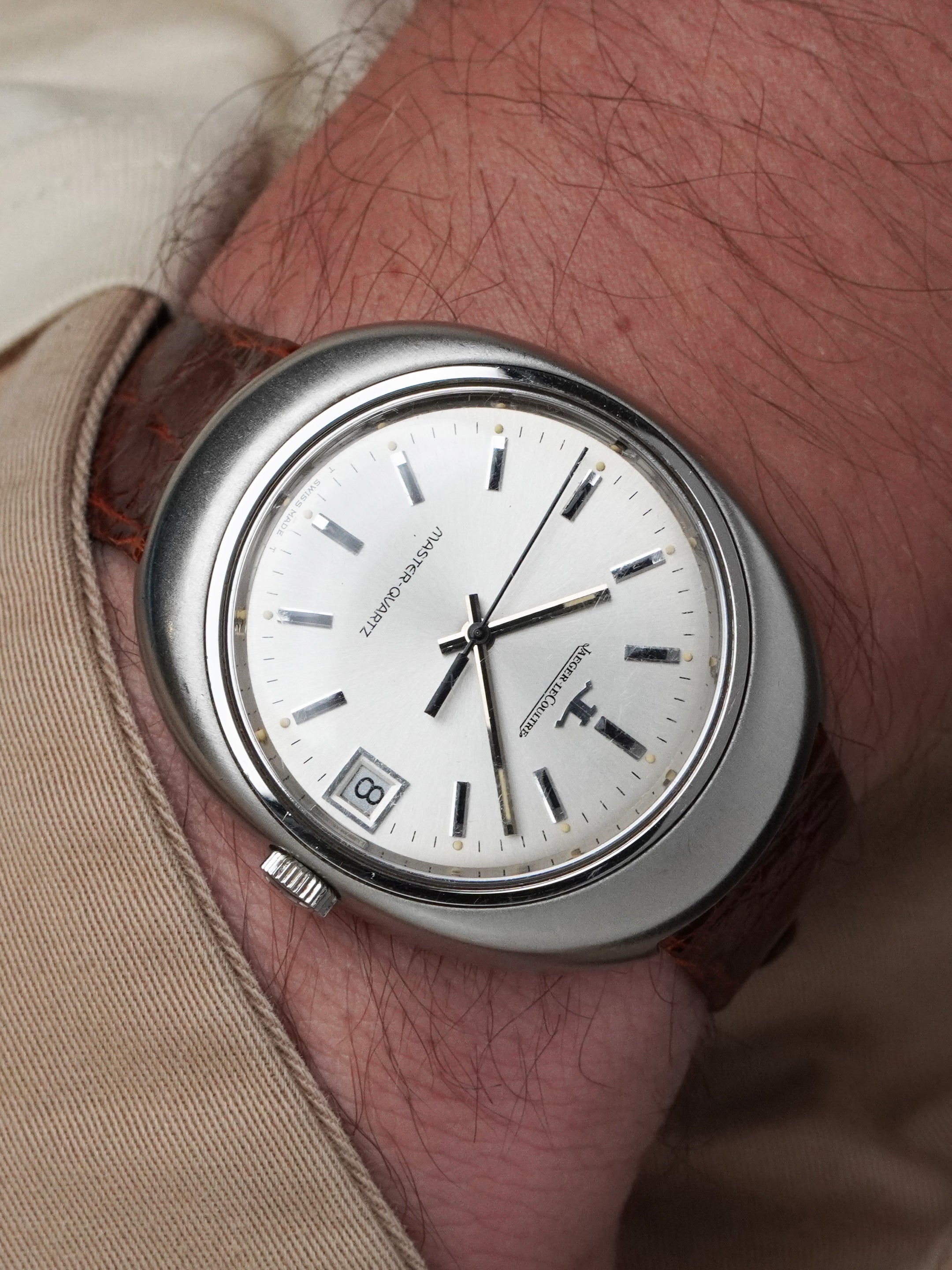 Jaeger-LeCoultre Master Quartz 23301-42 - Stainless Steel, Silver Dial, Quartz, Watch Only (1975)