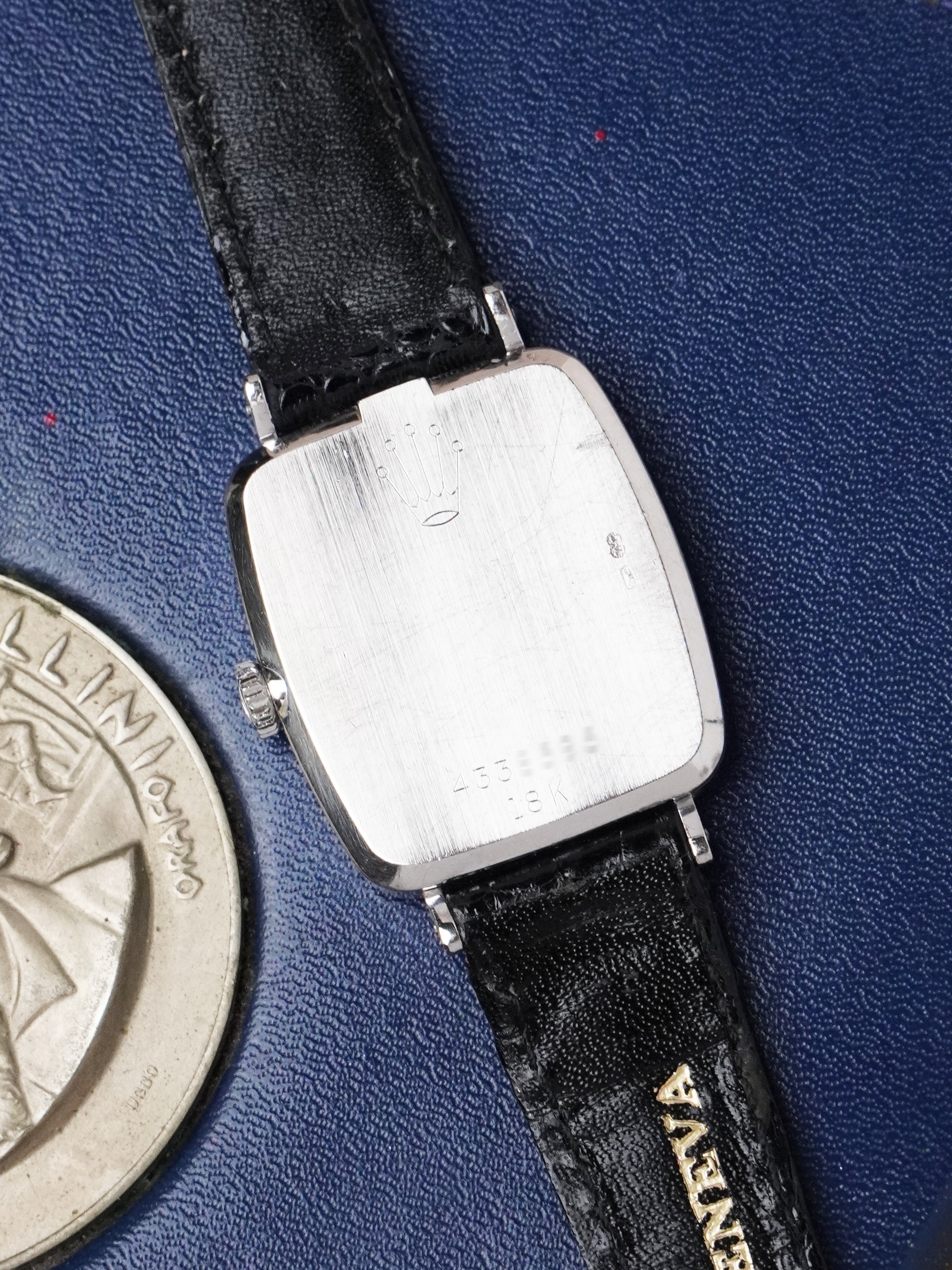 Rolex Cellini 4080 - Factory Diamonds, 18K 750 White Gold, Manual, Box Only (1981)