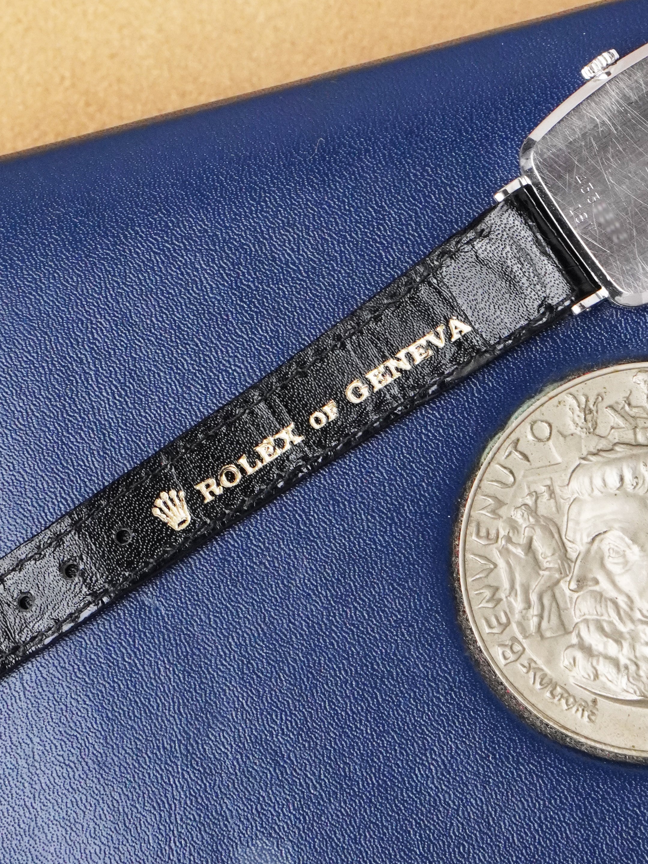 Rolex Cellini 4080 - Factory Diamonds, 18K 750 White Gold, Manual, Box Only (1981)