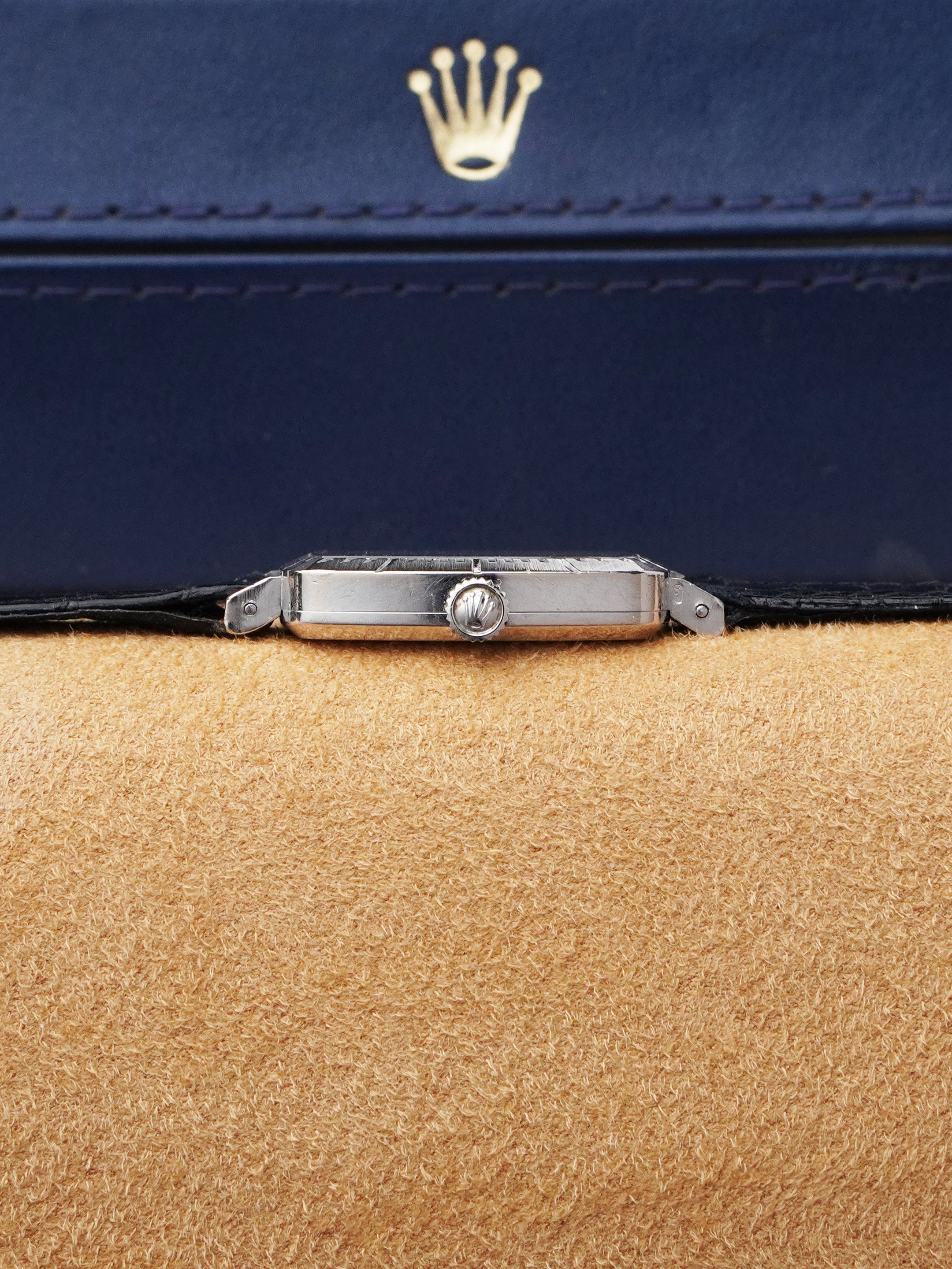 Rolex Cellini 4080 - Factory Diamonds, 18K 750 White Gold, Manual, Box Only (1981)