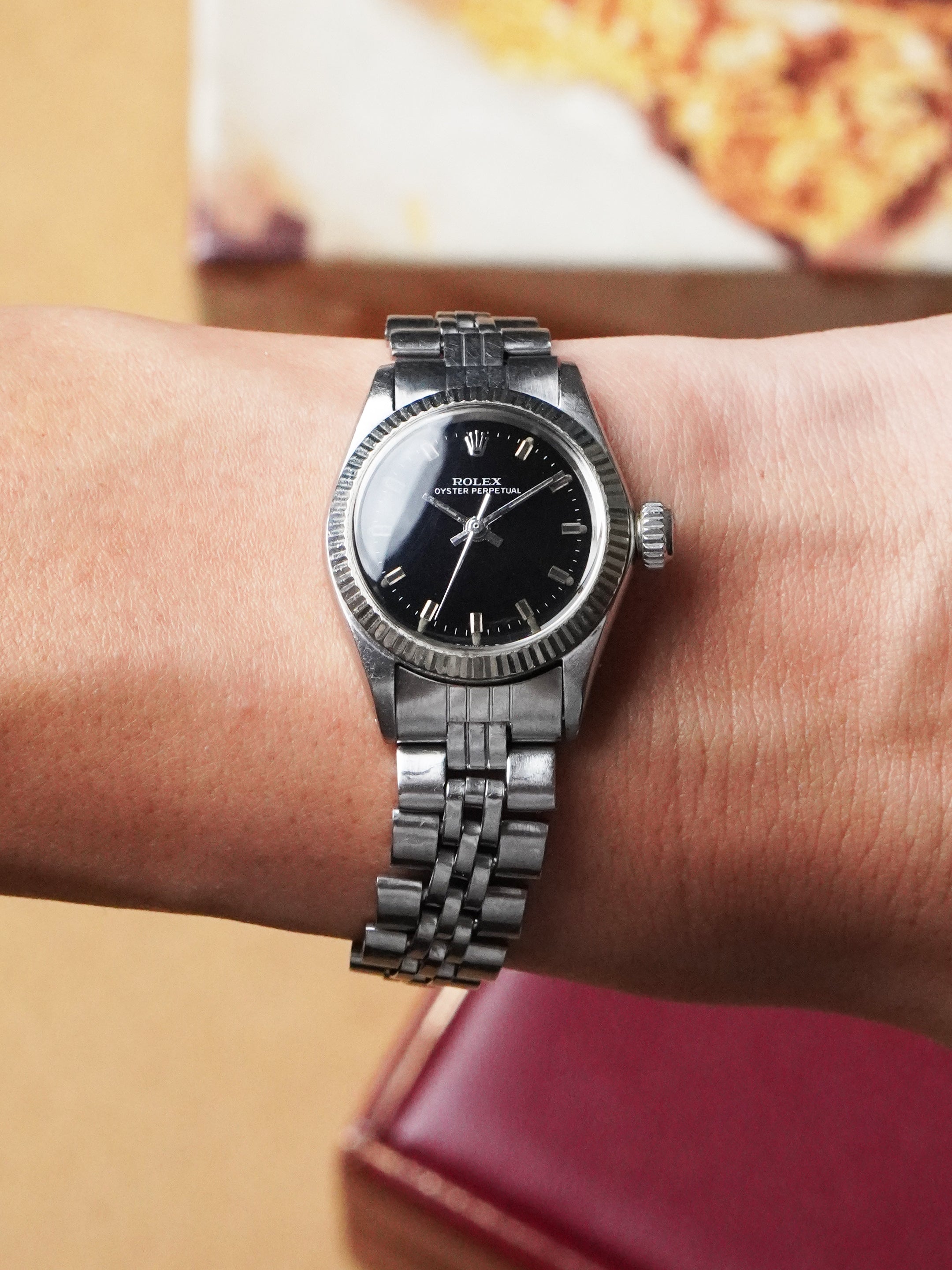 Rolex Oyster Perpetual 6619 - Stainless Steel, Black Dial, Automatic, Box Only (1970)