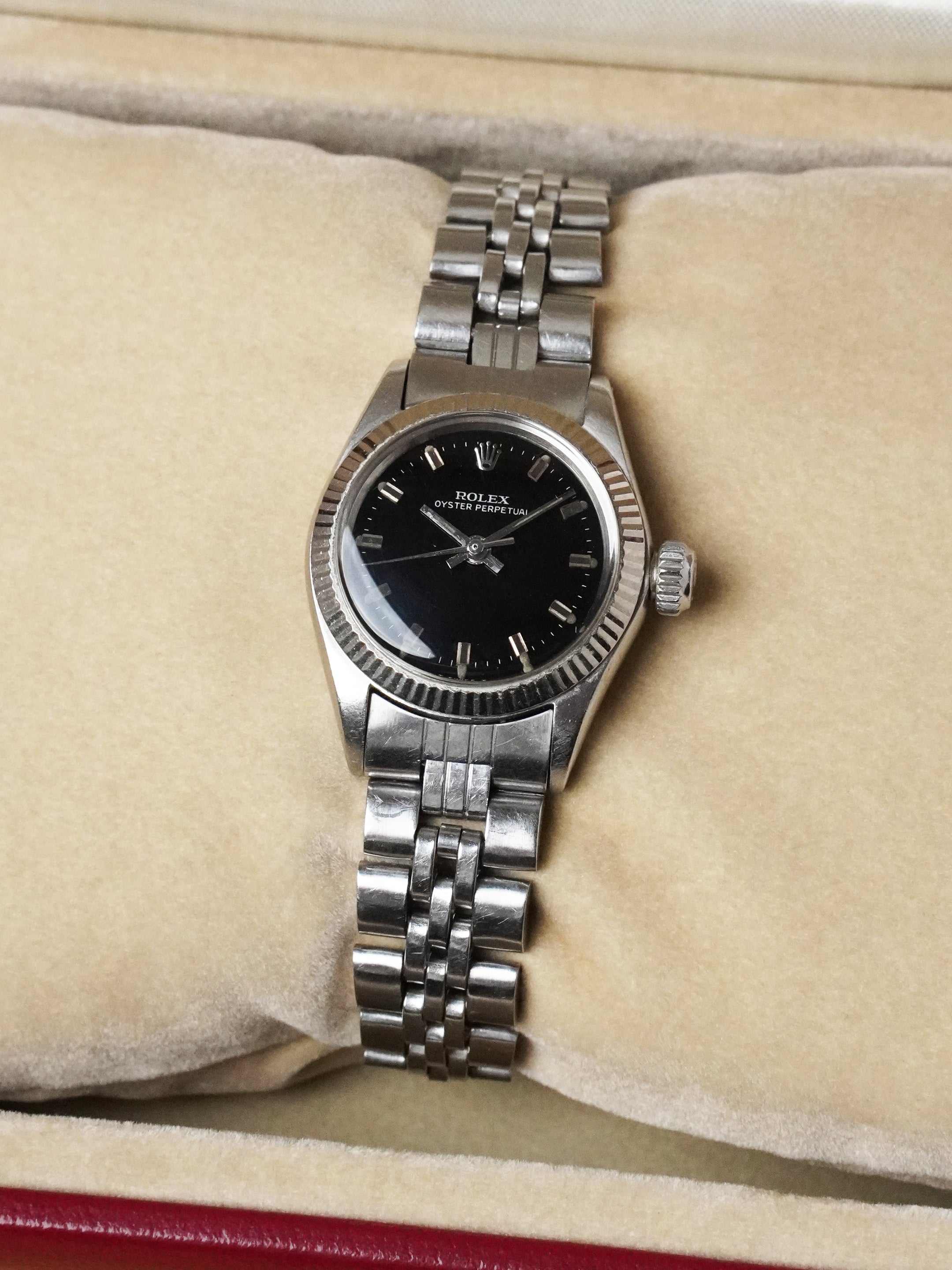Rolex Oyster Perpetual 6619 - Stainless Steel, Black Dial, Automatic, Box Only (1970)