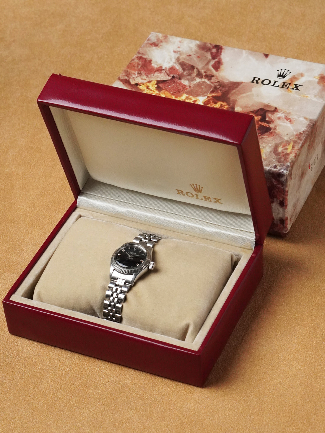 Rolex Oyster Perpetual 6619 - Stainless Steel, Black Dial, Automatic, Box Only (1970)