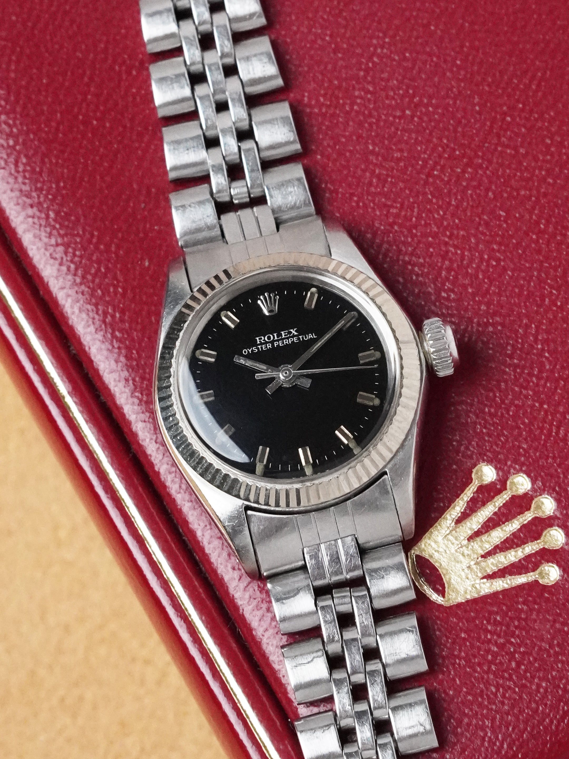 Rolex Oyster Perpetual 6619 - Stainless Steel, Black Dial, Automatic, Box Only (1970)