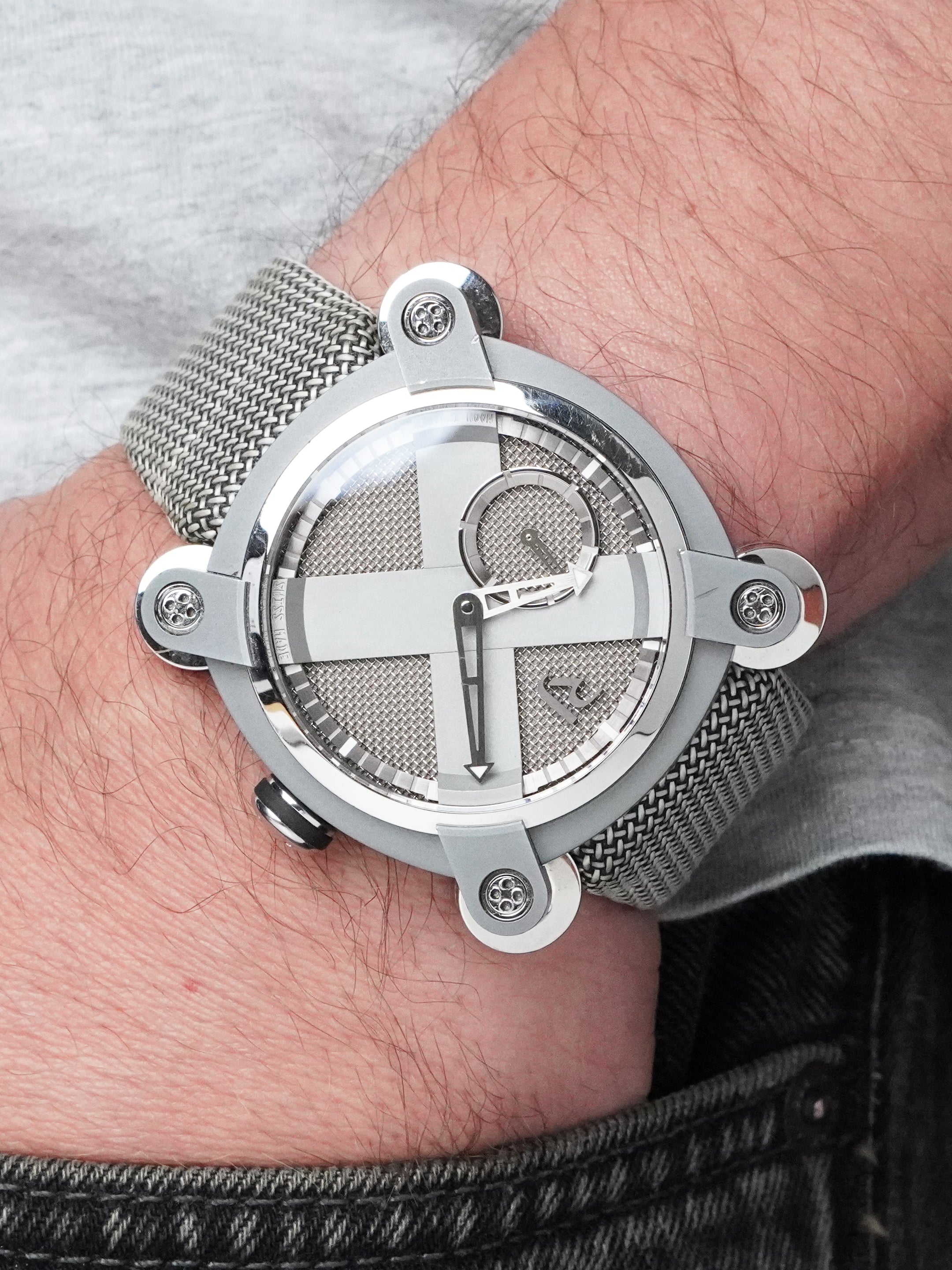 Romain Jerome Moon-DNA JMAUIN.020.03 - Titanium, Grey Dial, Automatic, Full Set (2011)