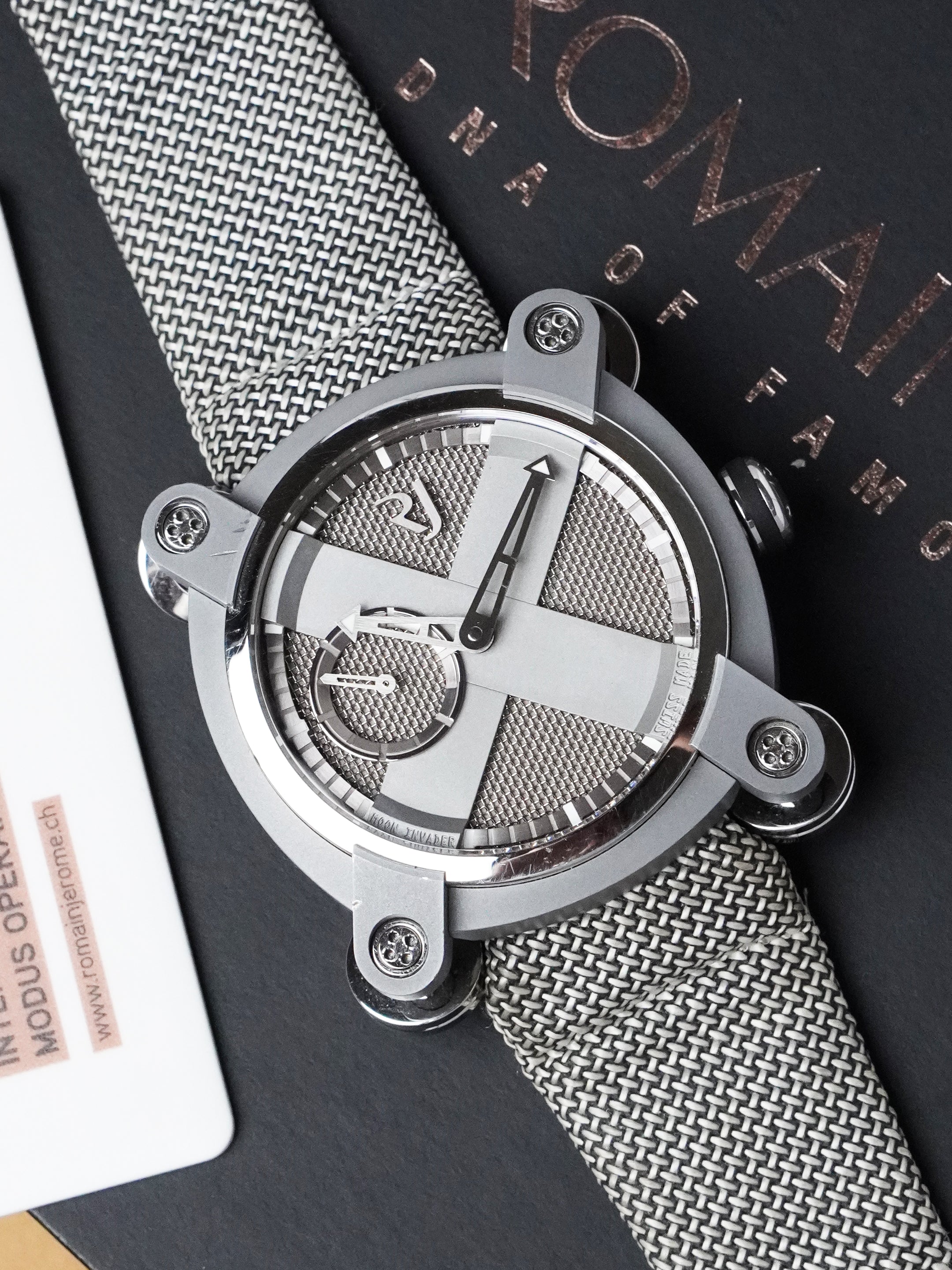 Romain Jerome Moon-DNA JMAUIN.020.03 - Titanium, Grey Dial, Automatic, Full Set (2011)