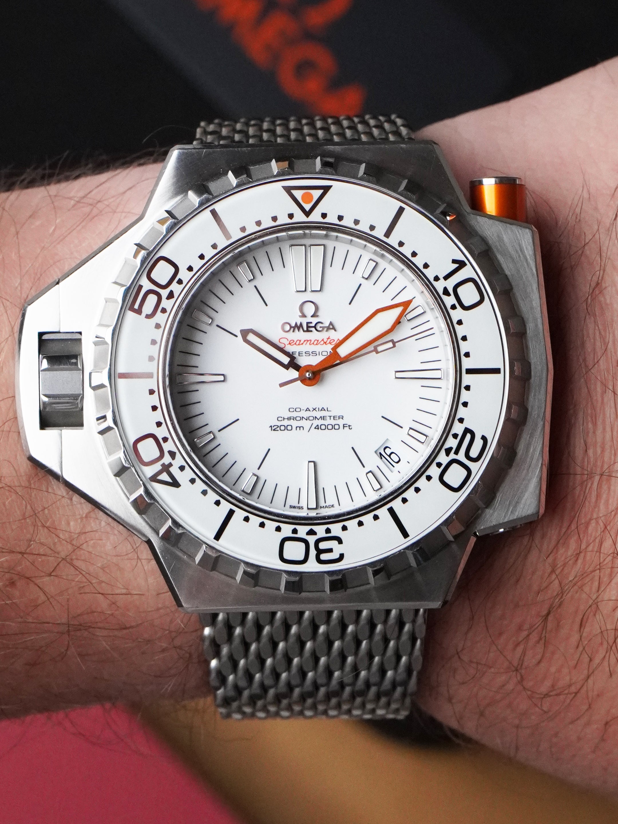 Omega Seamaster PloProf 1200m 224.32.55.21.04.001 - Stainless Steel, White Dial, Automatic, Full Set (2020)