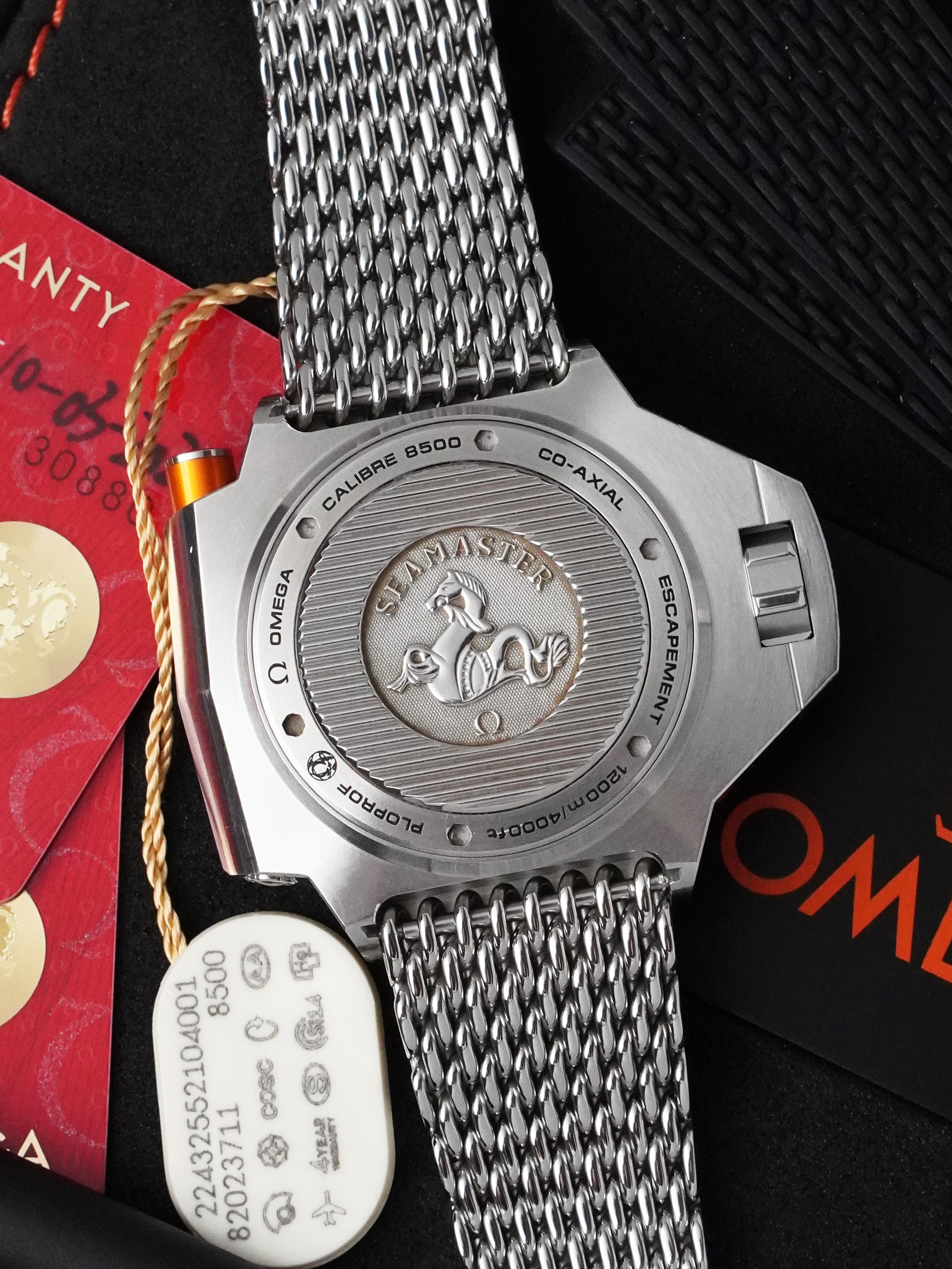 Omega Seamaster PloProf 1200m 224.32.55.21.04.001 - Stainless Steel, White Dial, Automatic, Full Set (2020)