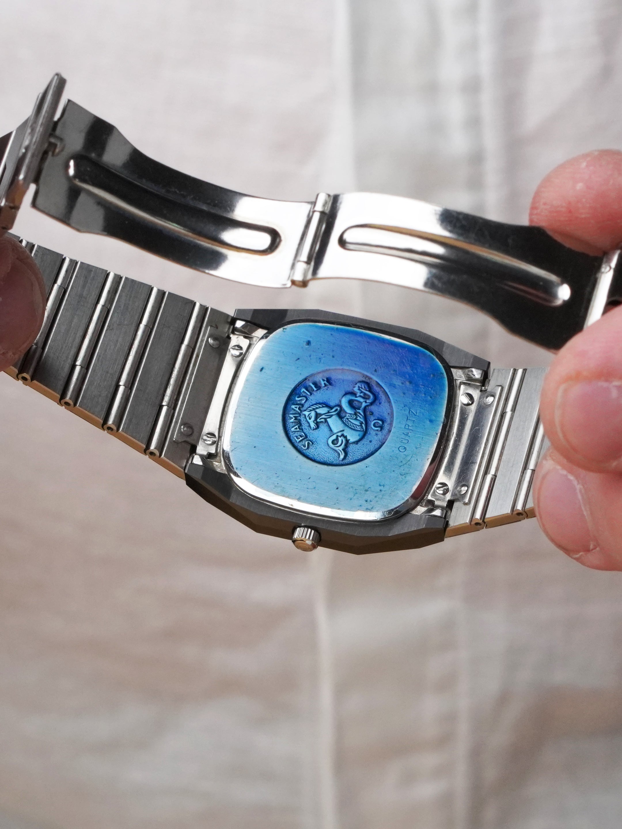 Omega Seamaster Cermet "Black Tulip" 396.0945 - Ceramic, Quartz, Full Set (1982)