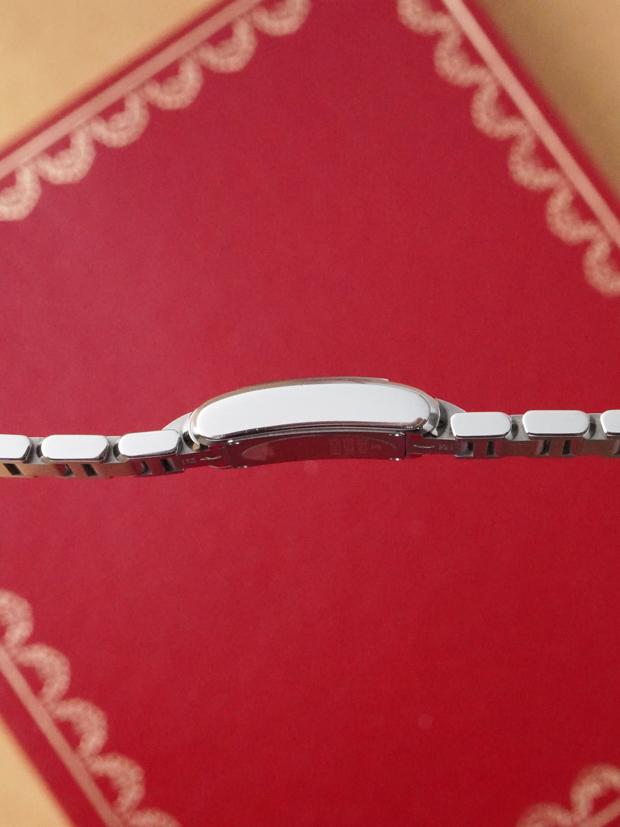 Cartier Tank Française 2384 - Stainless Steel, White Dial, Quartz, Full Set (2004)