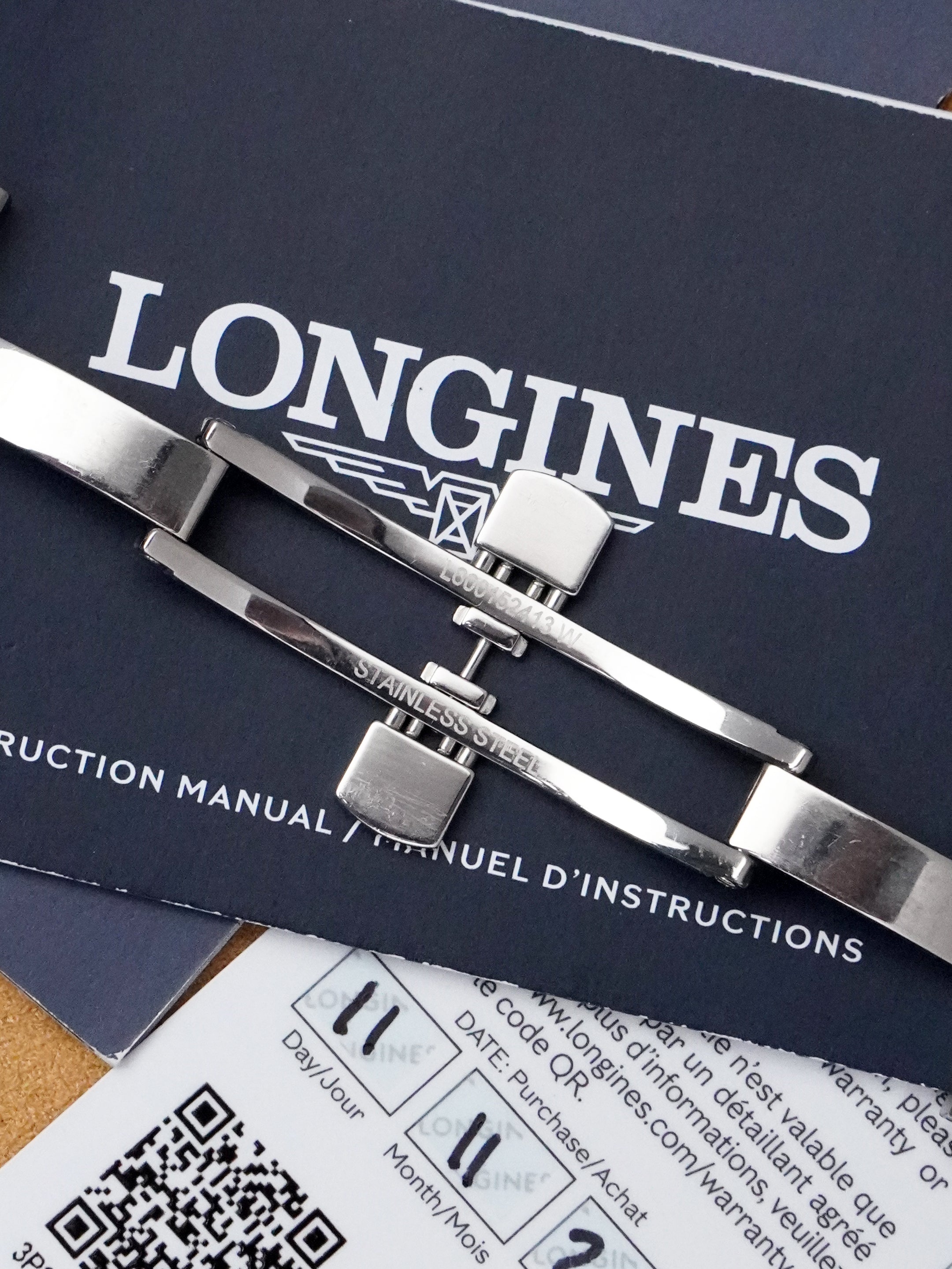Longines Conquest V.H.P. GMT L3.728.4.76.6 - Stainless Steel, White Dial, Full Set (2022)