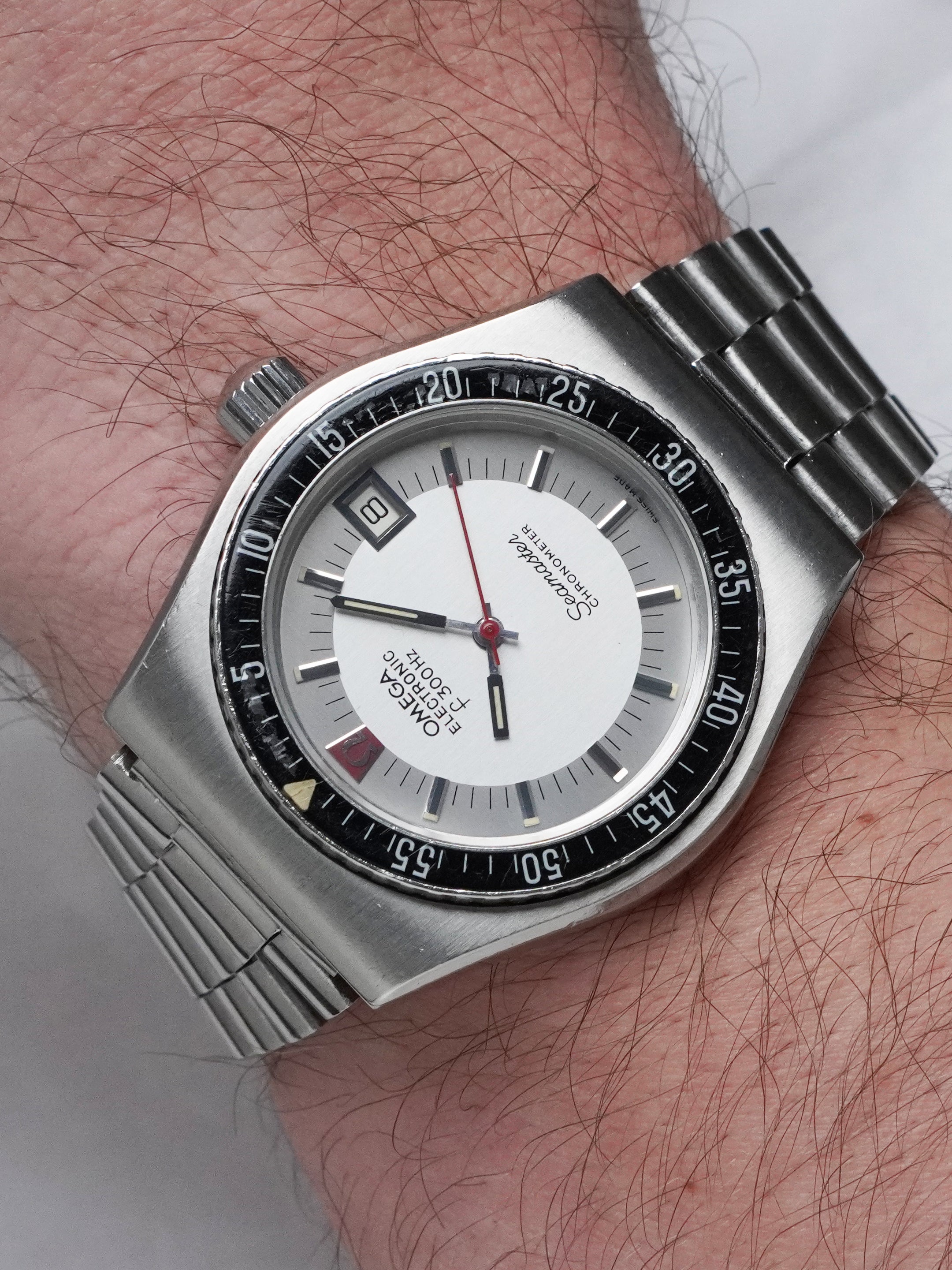 Omega Seamaster Electronic F300hz "Hummer" 198.0016 - Box, Tuning-Fork (1972)