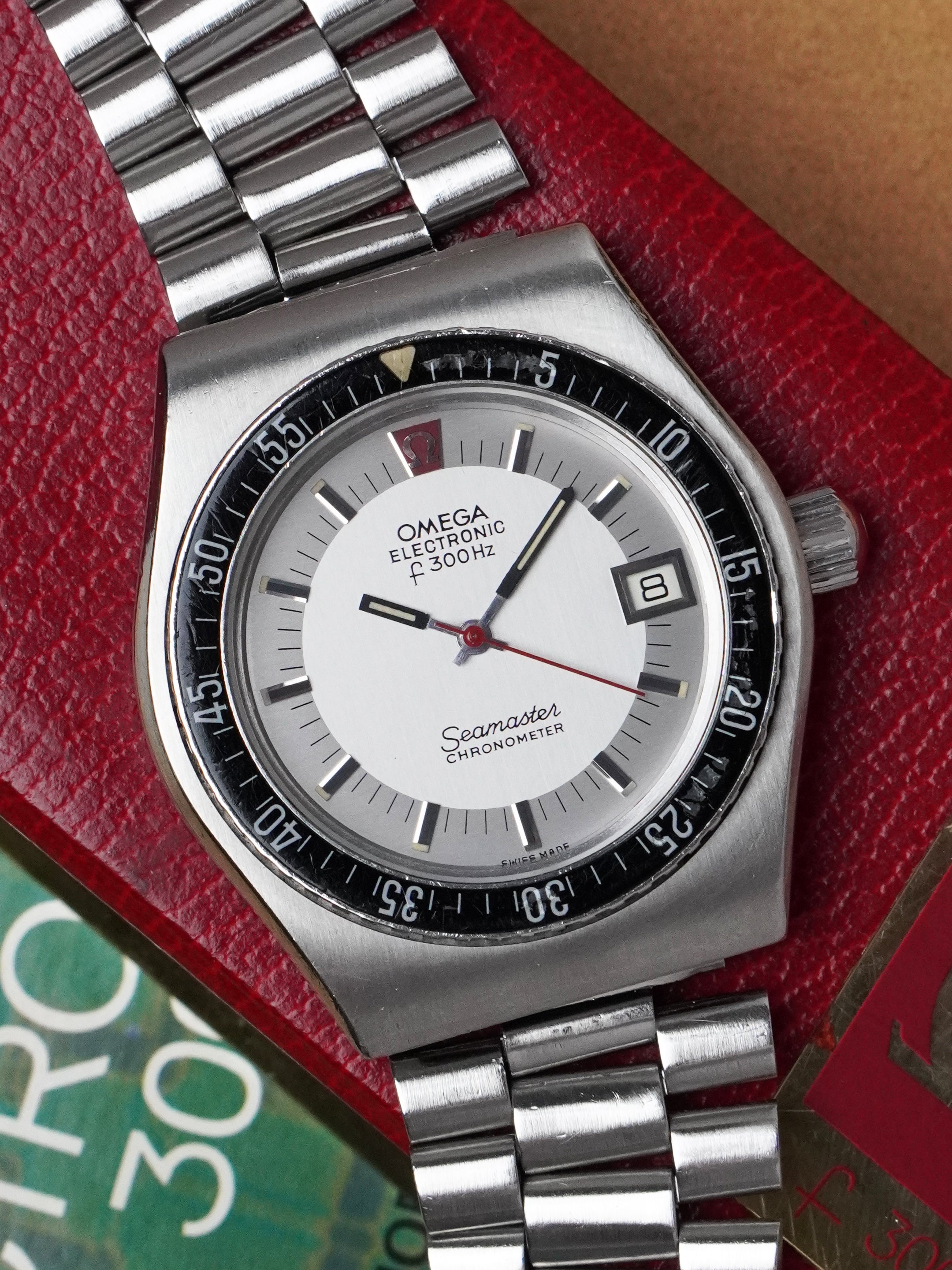 Omega Seamaster Electronic F300hz "Hummer" 198.0016 - Box, Tuning-Fork (1972)