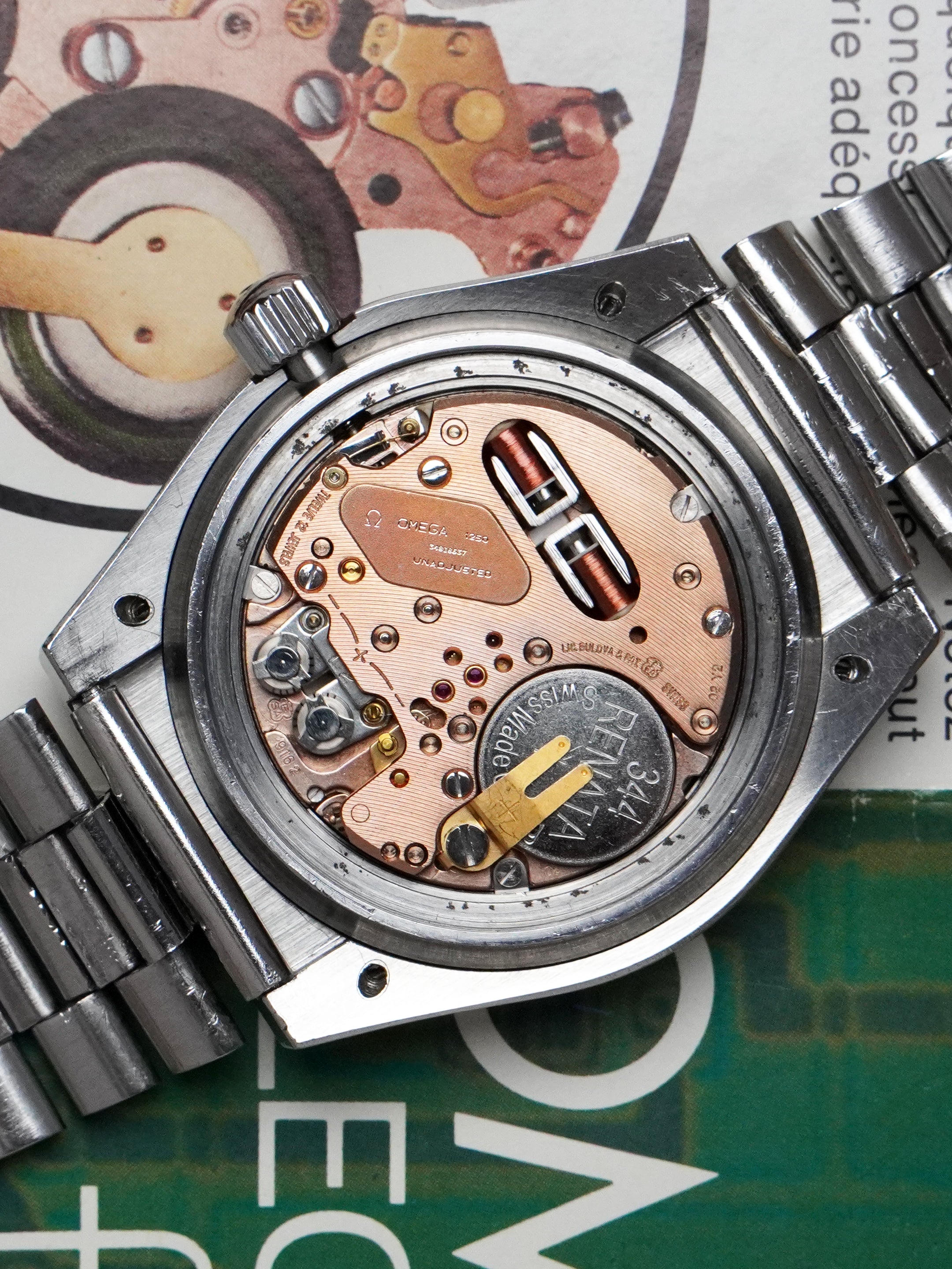 Omega Seamaster Electronic F300hz "Hummer" 198.0016 - Box, Tuning-Fork (1972)